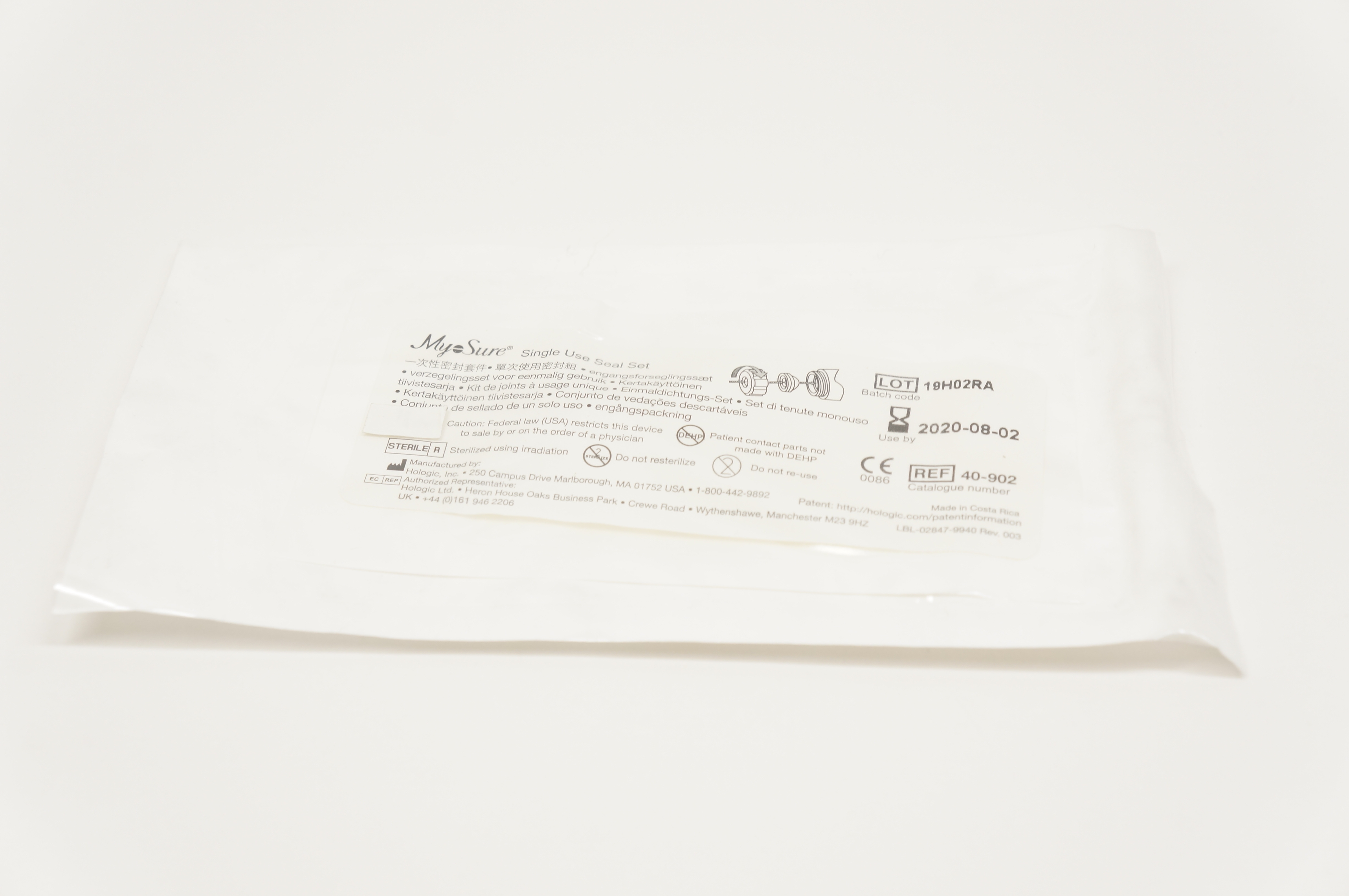 Hologic 40-902 MySure Single Use Seal Set (x)