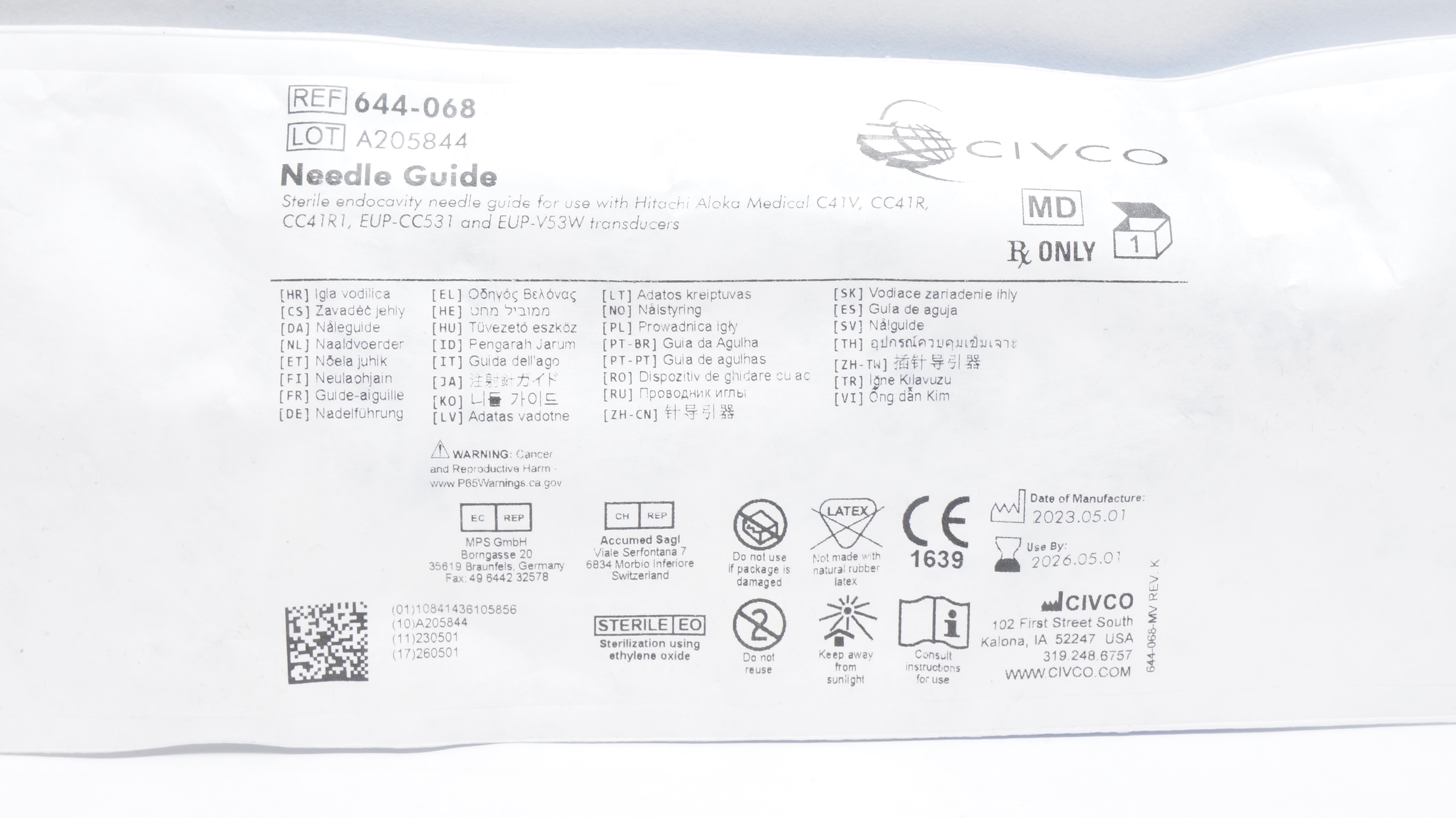 Civco 644-068 Ndle Guide