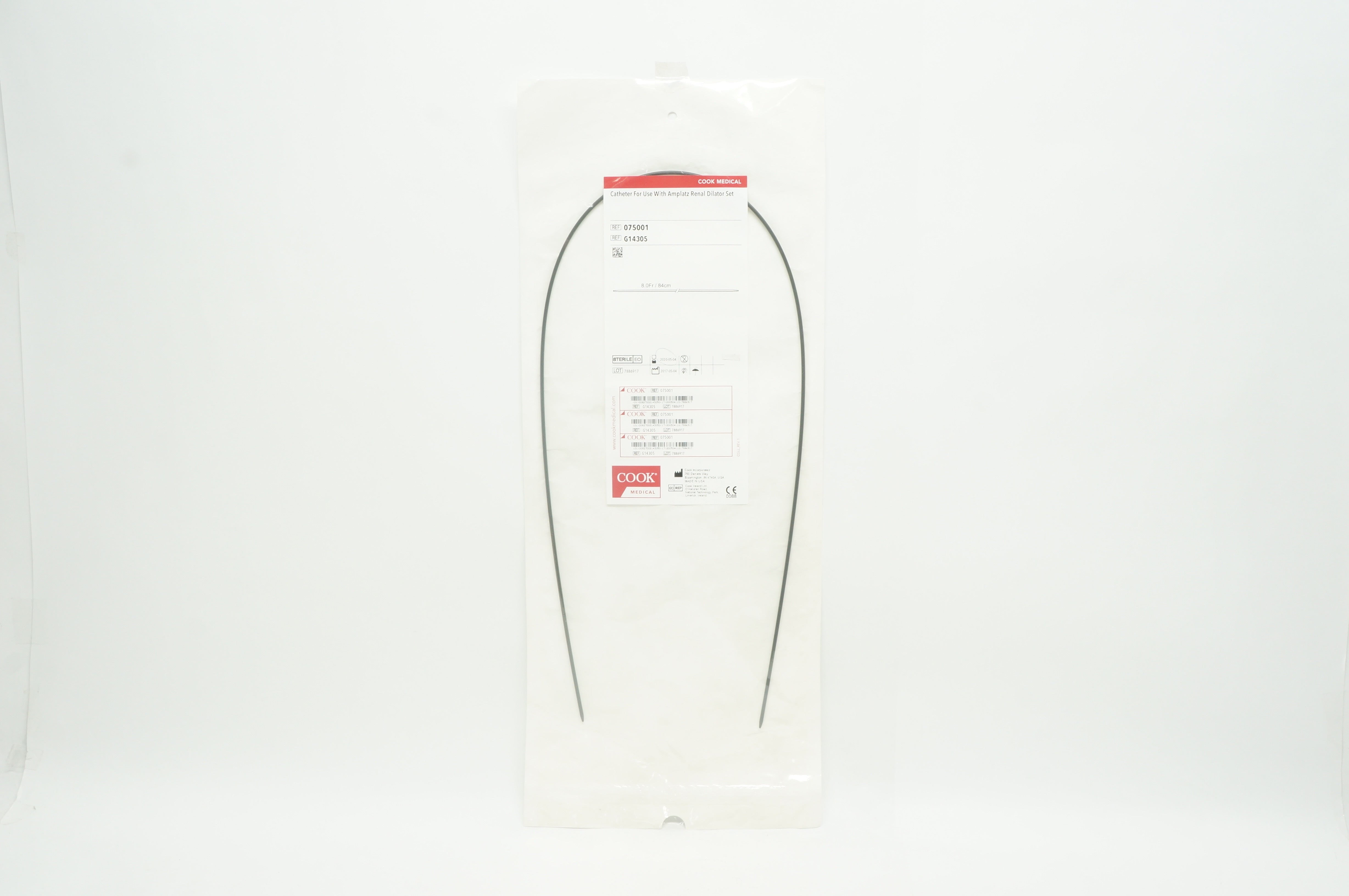 Cook Medical G14305 Cath. For Use with Amplatz Renal Dilator Set 8Fr. (x)