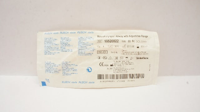 Teleflex 18520022 Rusch Nasopharyngeal Airway w Adjustable Flange 22Fr  7.3mm(x)