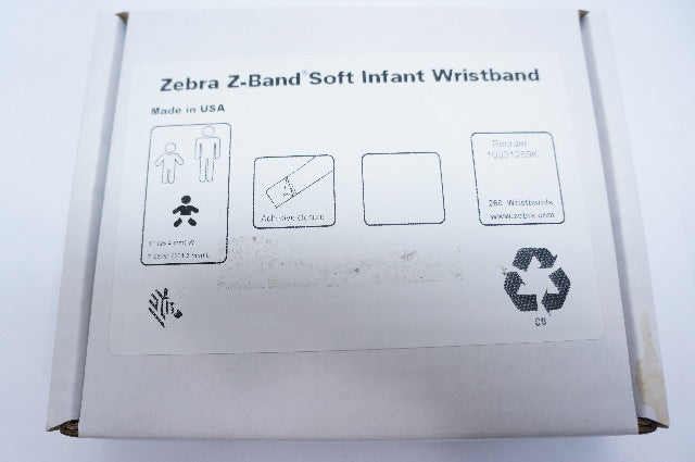 Zebra Z-Band Soft Infant Wristband