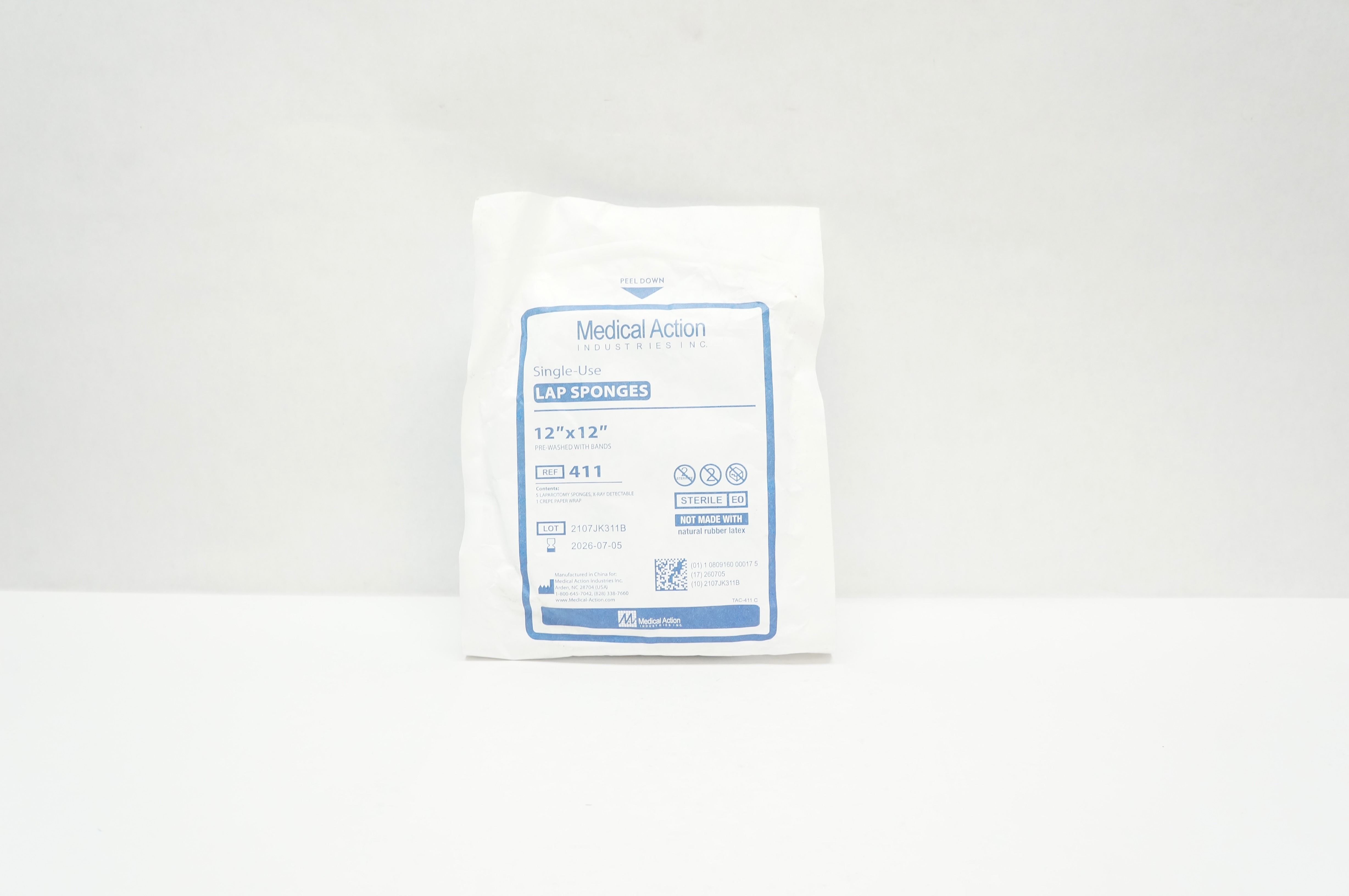 Medical Action 411 Lap Sponges 12 x 12inch