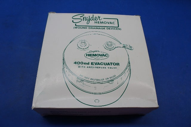 Zimmer Evacuator, Surgical Wound Drainage, Disposable 400cc