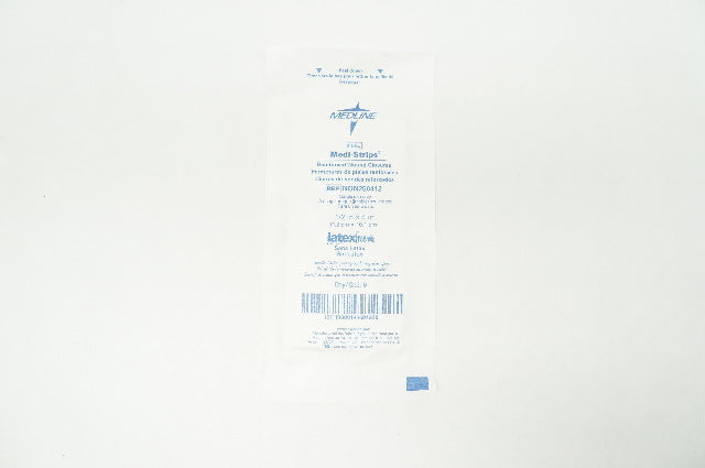 Medline NON250412 Medi-Strips, Wound Closures, 1/2inch x 4inch - Pack of 6