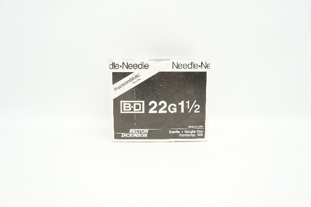 BD 305156 PrecisionGlide Ndle. 22G x 1-1/2 - Box of 100