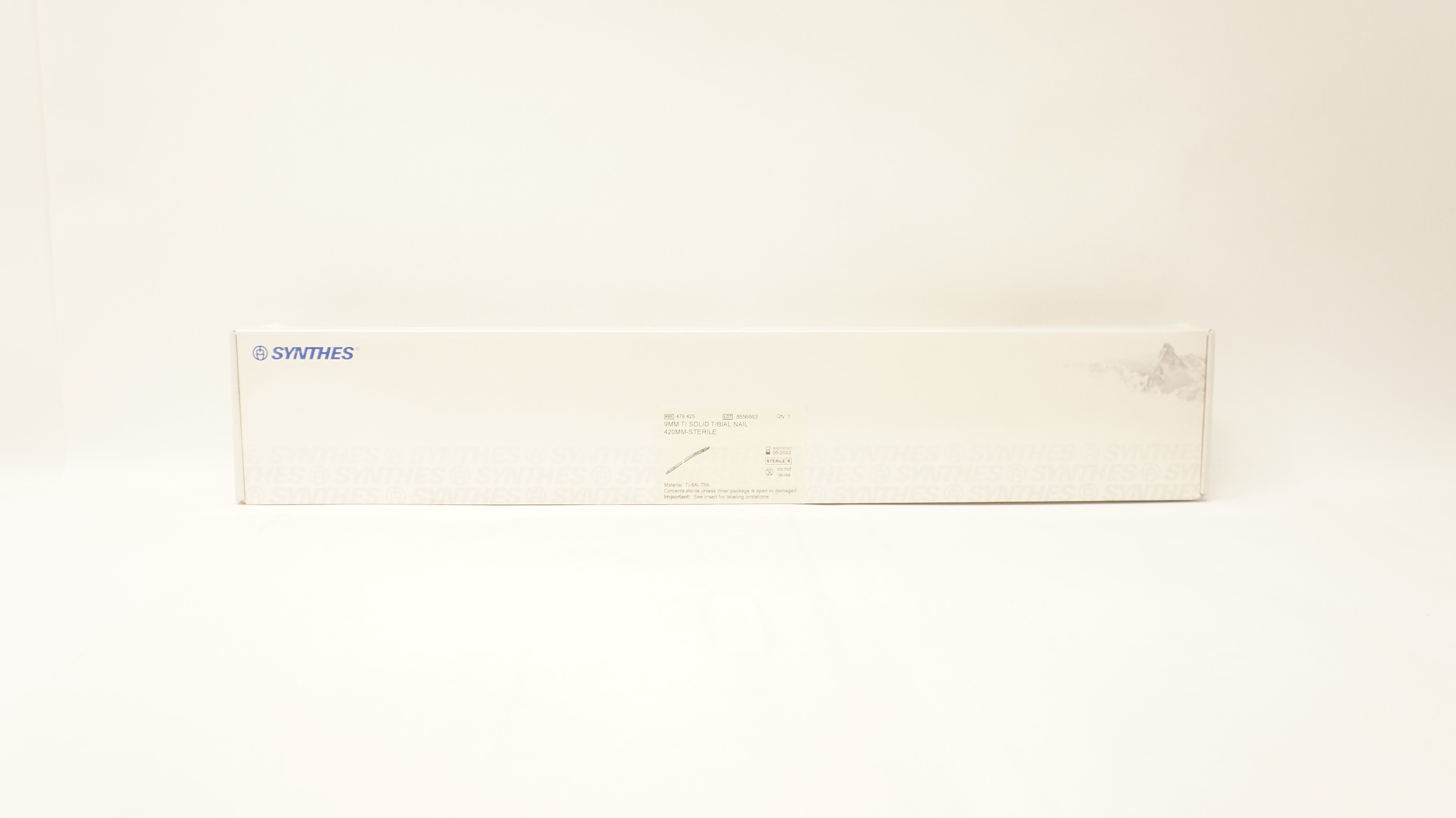 Synthes 479.42S 9mm Ti Solid Tibial Nail 420mm