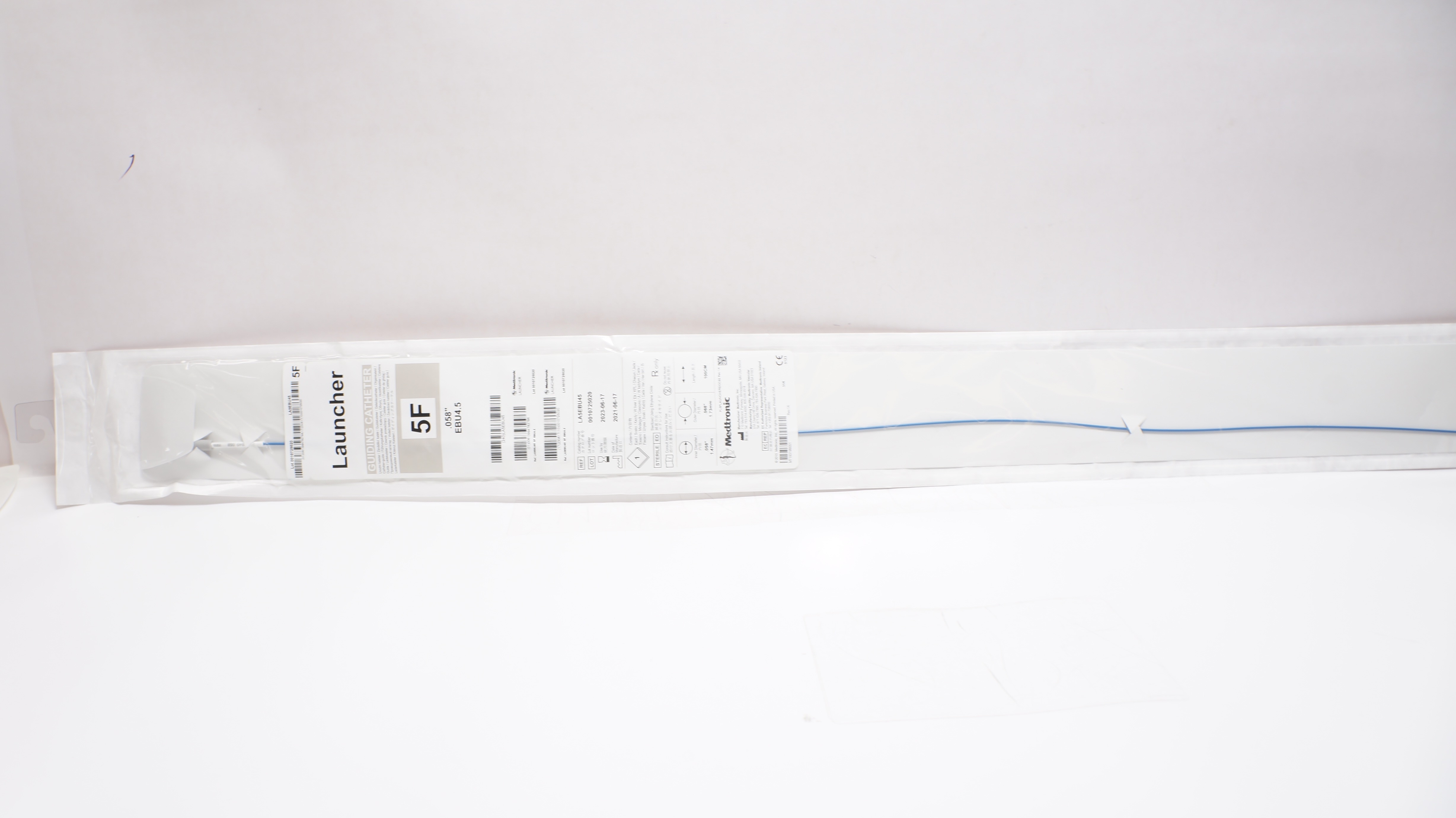 Medtronic LA5EBU45 Launcher Coronary Guide Catheter, 5F, EBU4.5 (x)