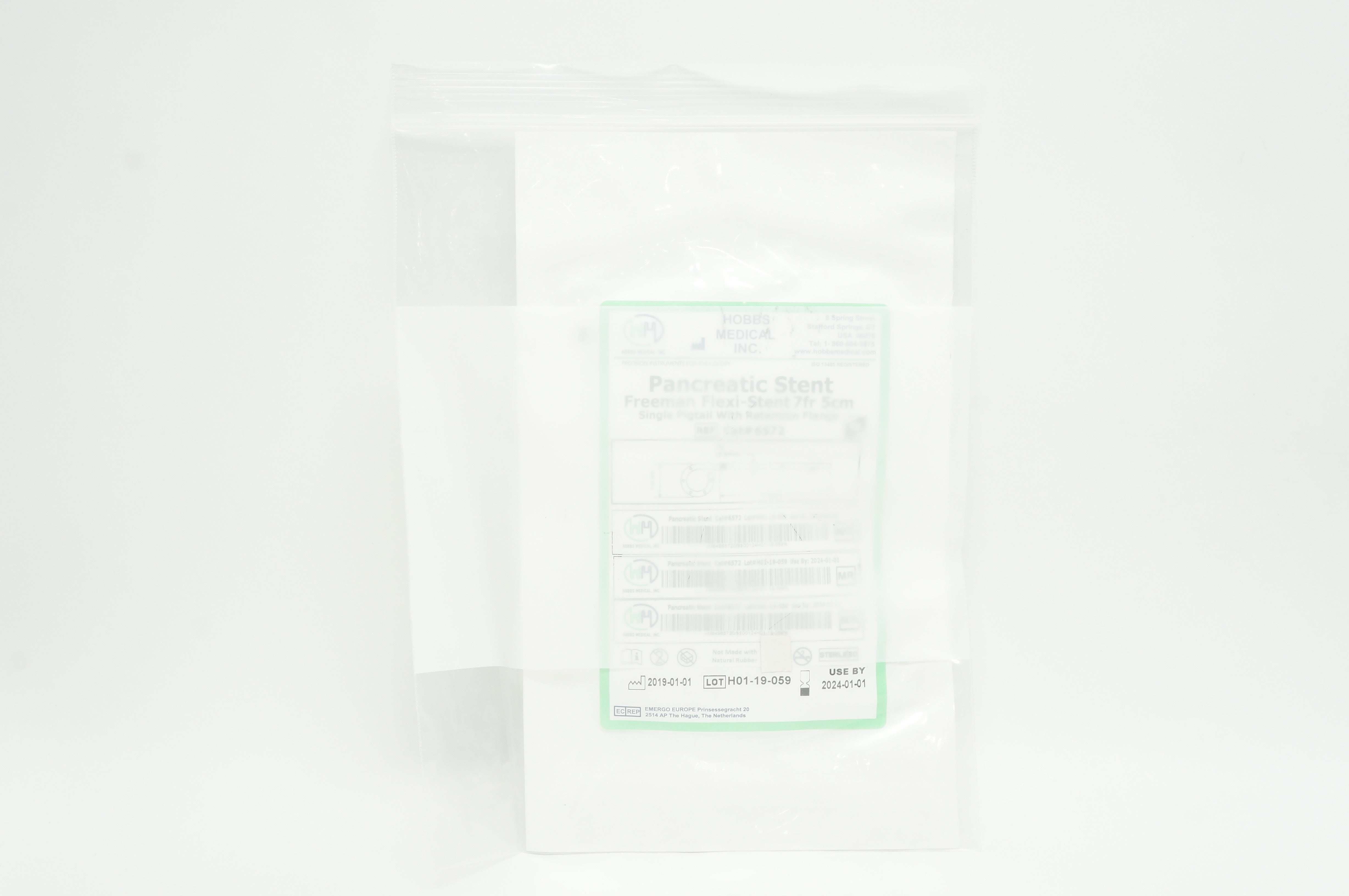 Hobbs Medical 6572  Pancreatic Stnt Freeman Flexi 7Fr.