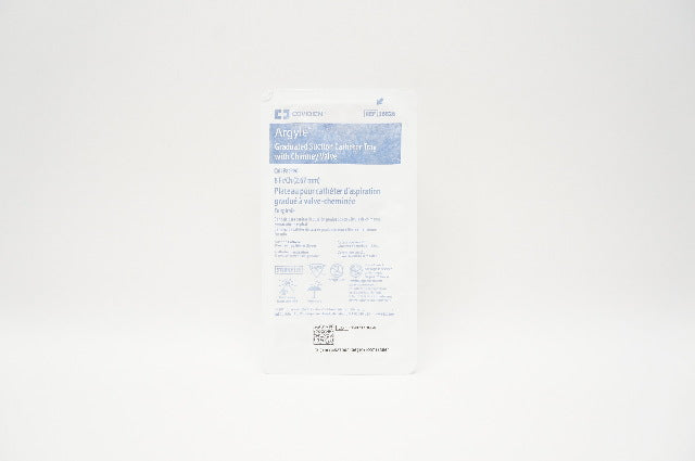 Covidien 36826 Argyle Graduated Suction Cath. Tray with Chimney Valve  8Fr/Ch
