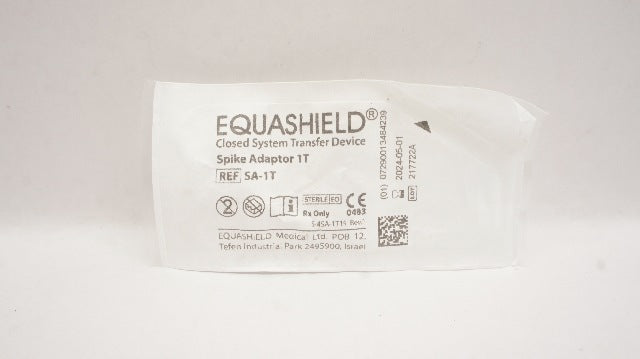 Equashield Medical SA-1T Closed System Transfer Device, Spike Adaptor 1T