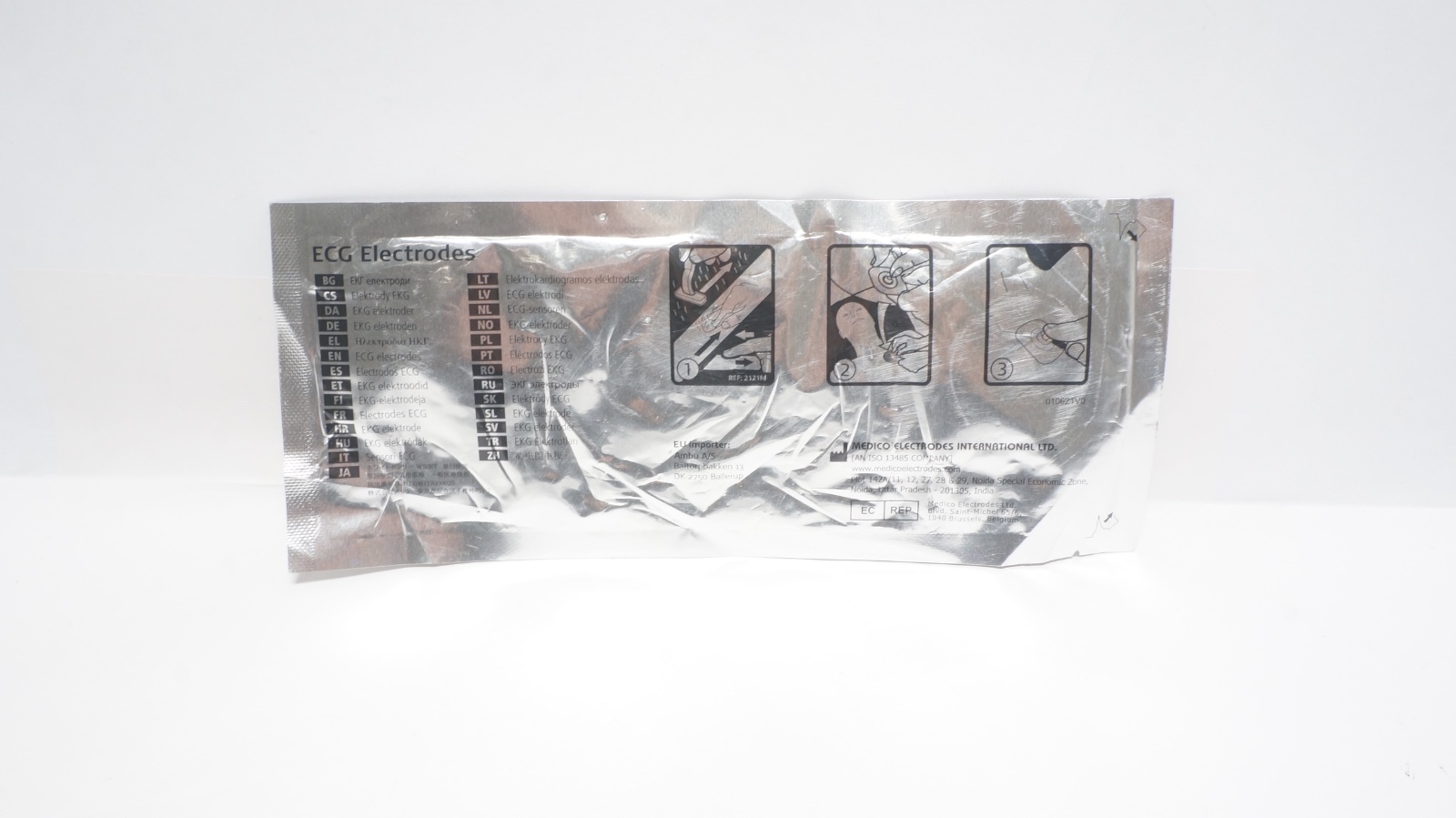 Ambu WS-00-S/5 WhiteSensor ECG Electrodes 36mm