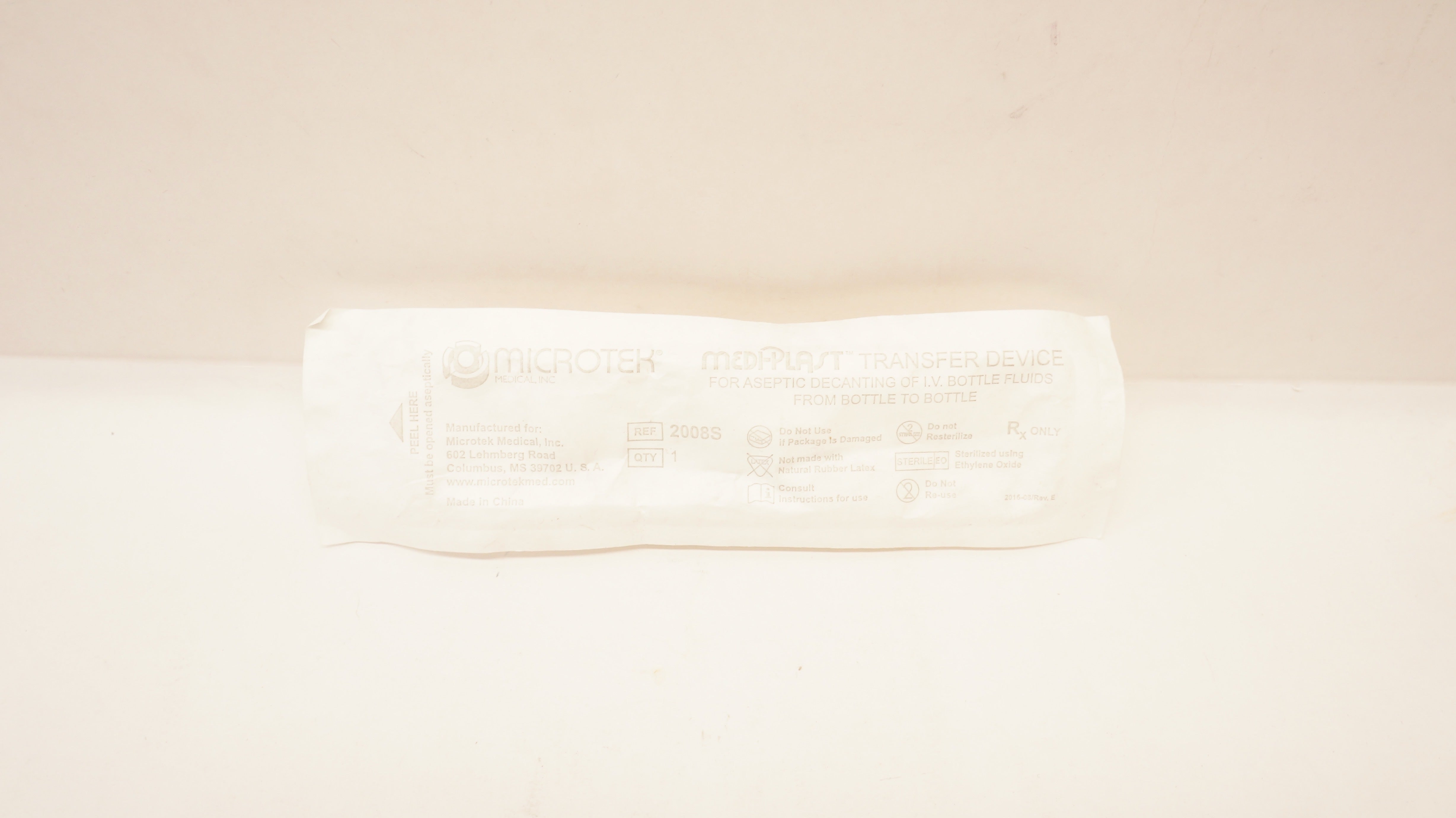 Microtek 2008S Medi-Plast Transfer Device