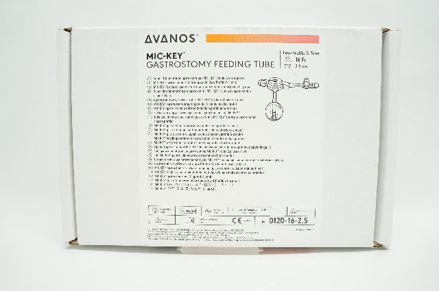 Avanos 0120-16-2.5 MIC-KEY Gastrostomy Feeding Low-Profile G-Tube 16Frx2.5cm (x)