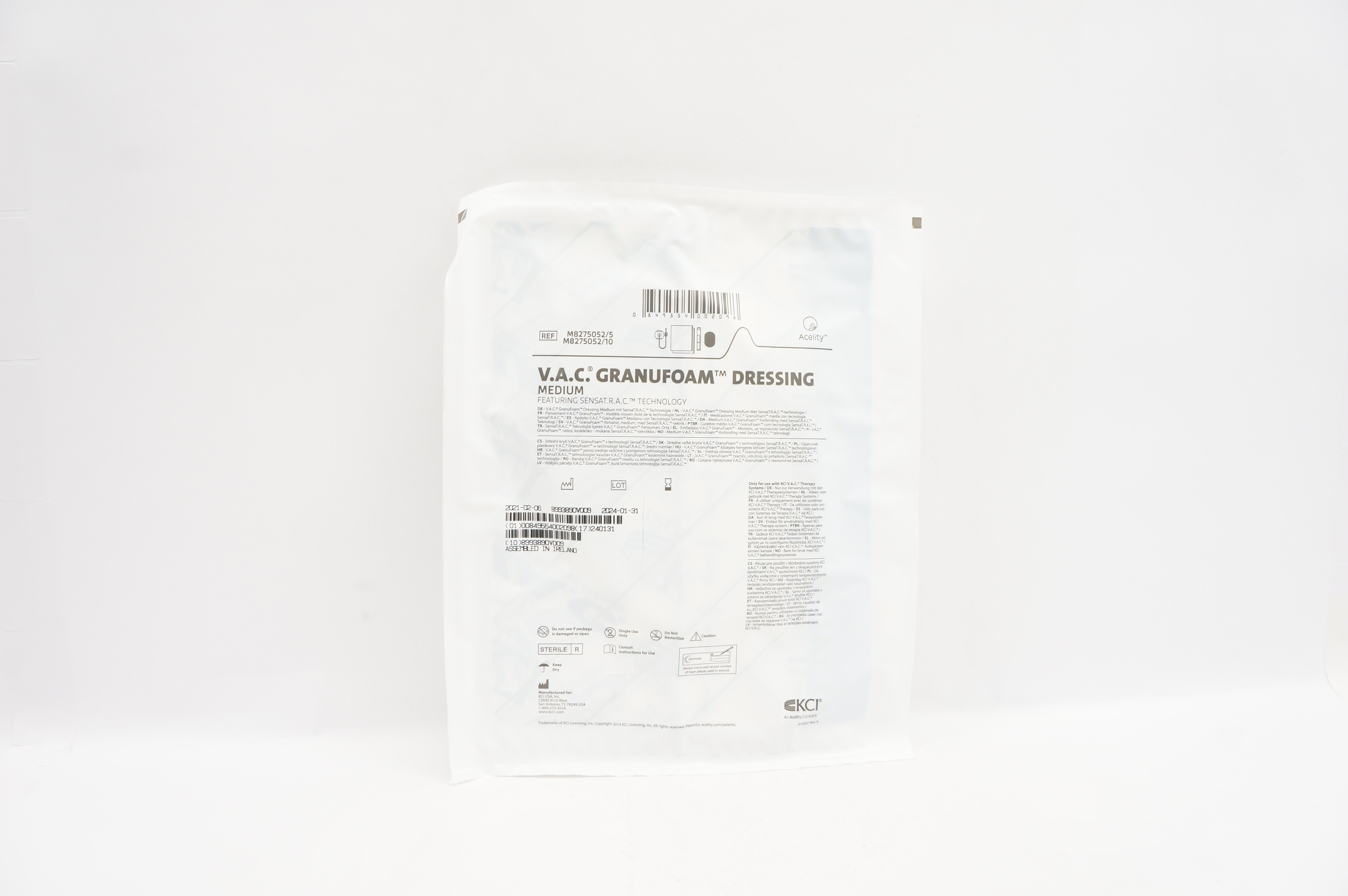 KCI M8275052/5 Acelity V.A.C. Granufoam Dressing Medium