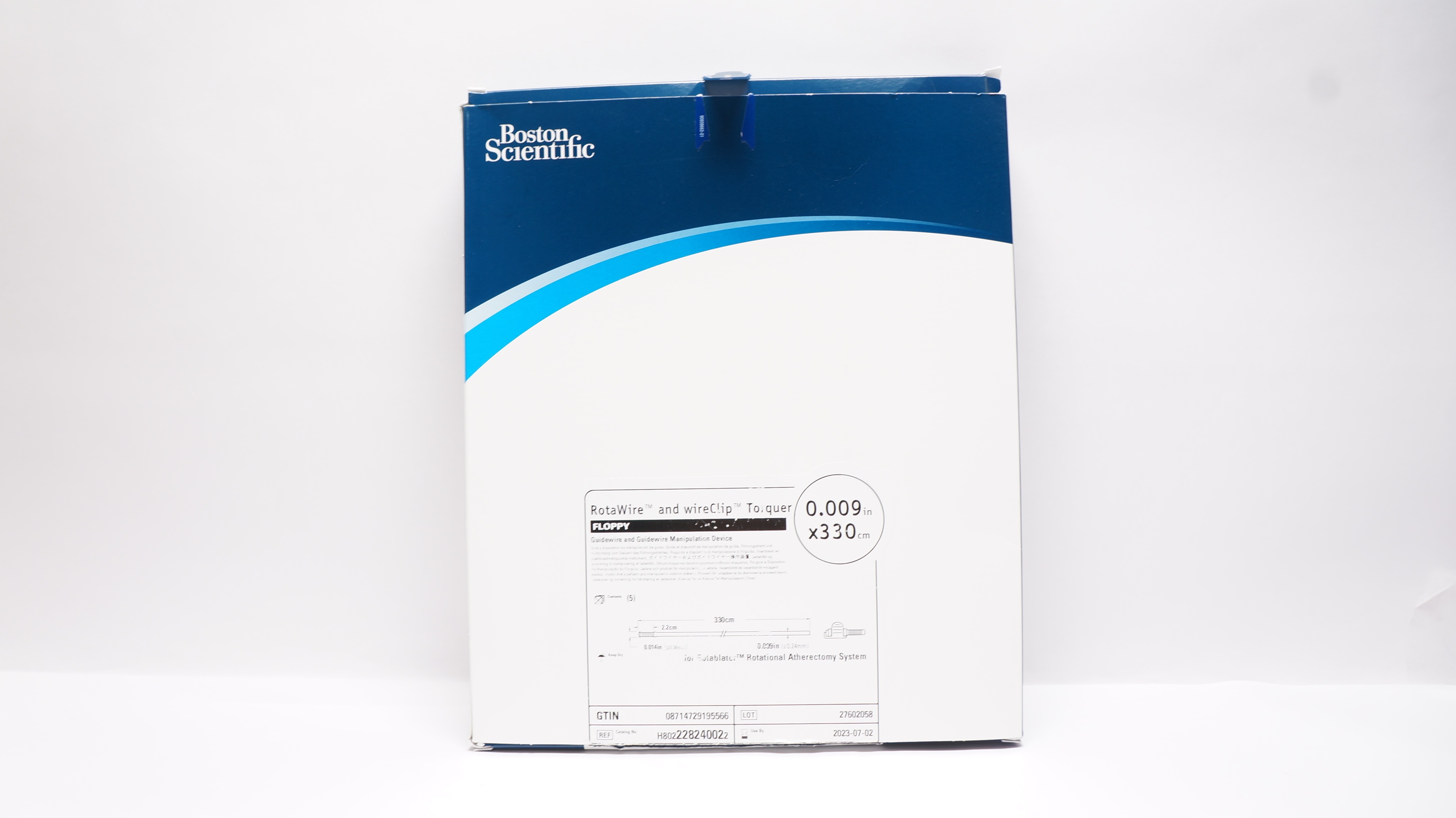 Boston Scientific H802228240022 RotaWire Guidewire 0.009inchx330cm(x) - Box of 2