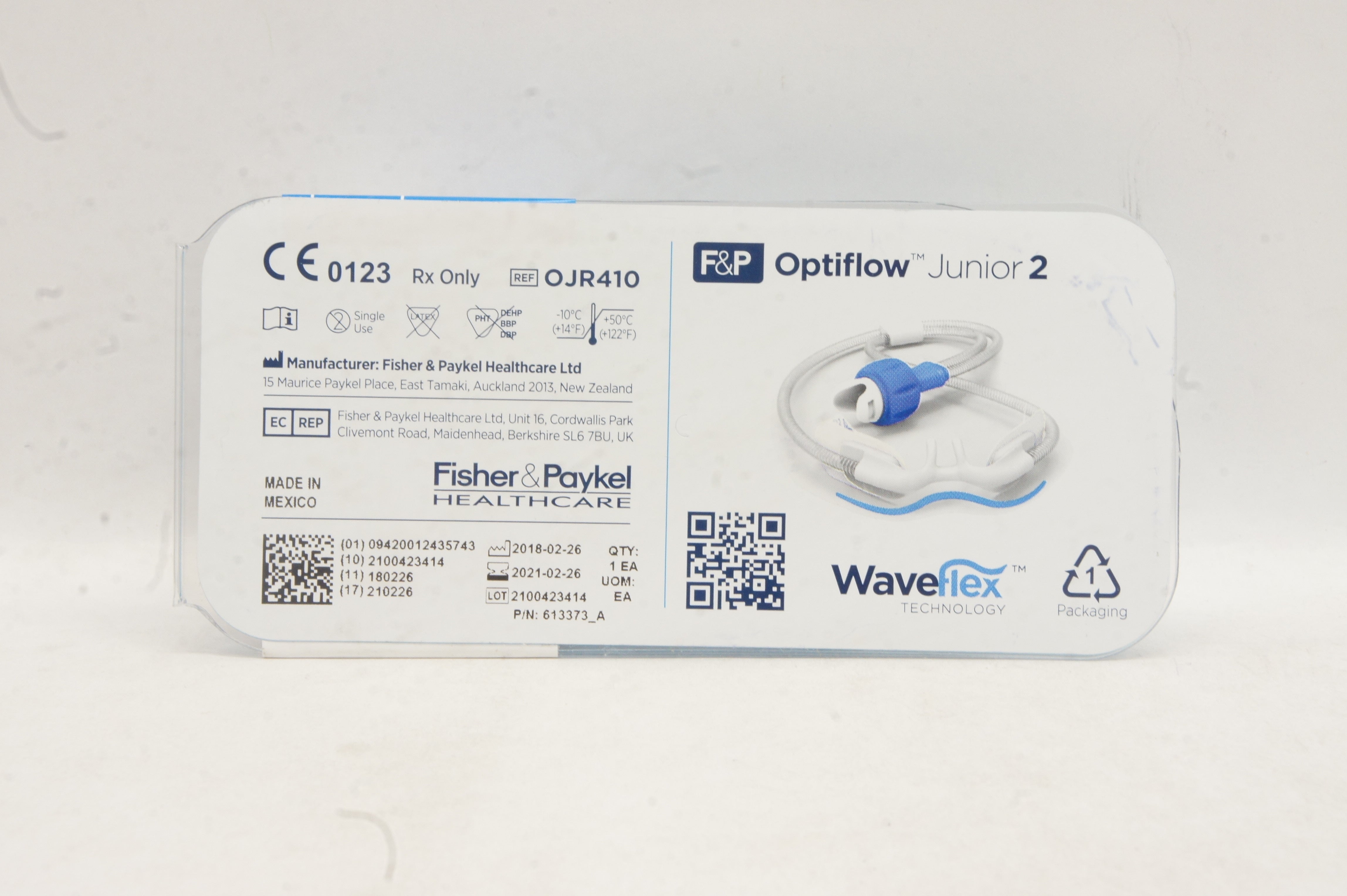 Fisher&Paykel OJR410 Optiflow Junior 2 Nasal Cannula, XS