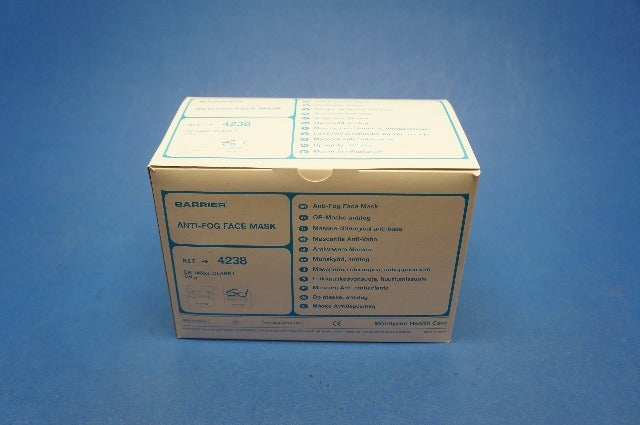 Molnlycke Health 4238 Barrier Anti-Fog Face Mask ~  Case of 6