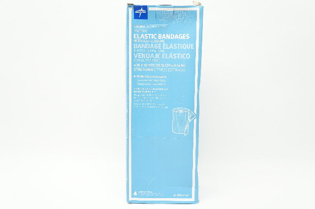 Medline MDS087104LF Elastic Bandages with Self Closure 4inch x 10yds - Box of 4