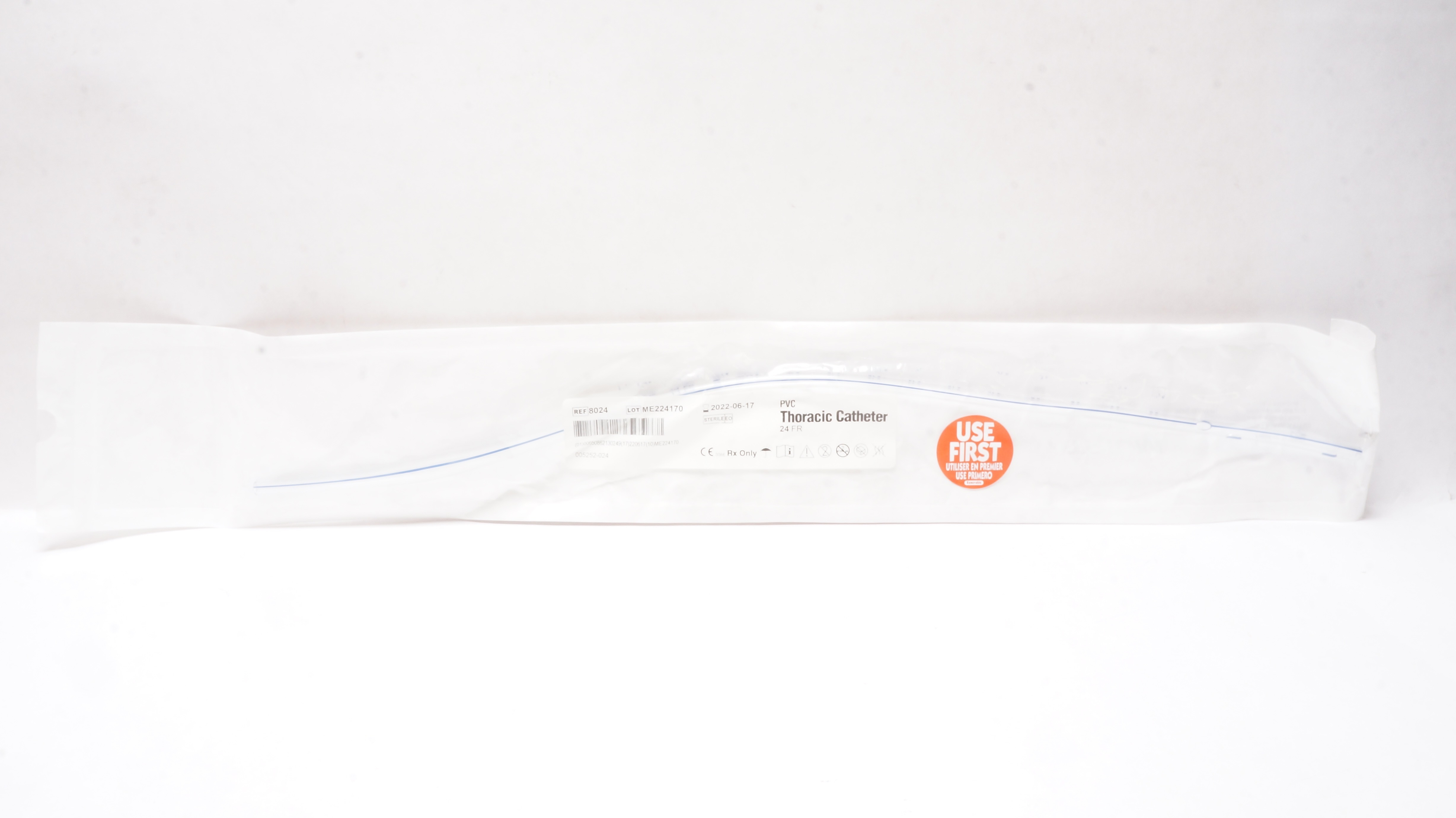 Atrium 8024 PVC Thoracic Cath. 24Fr (x)