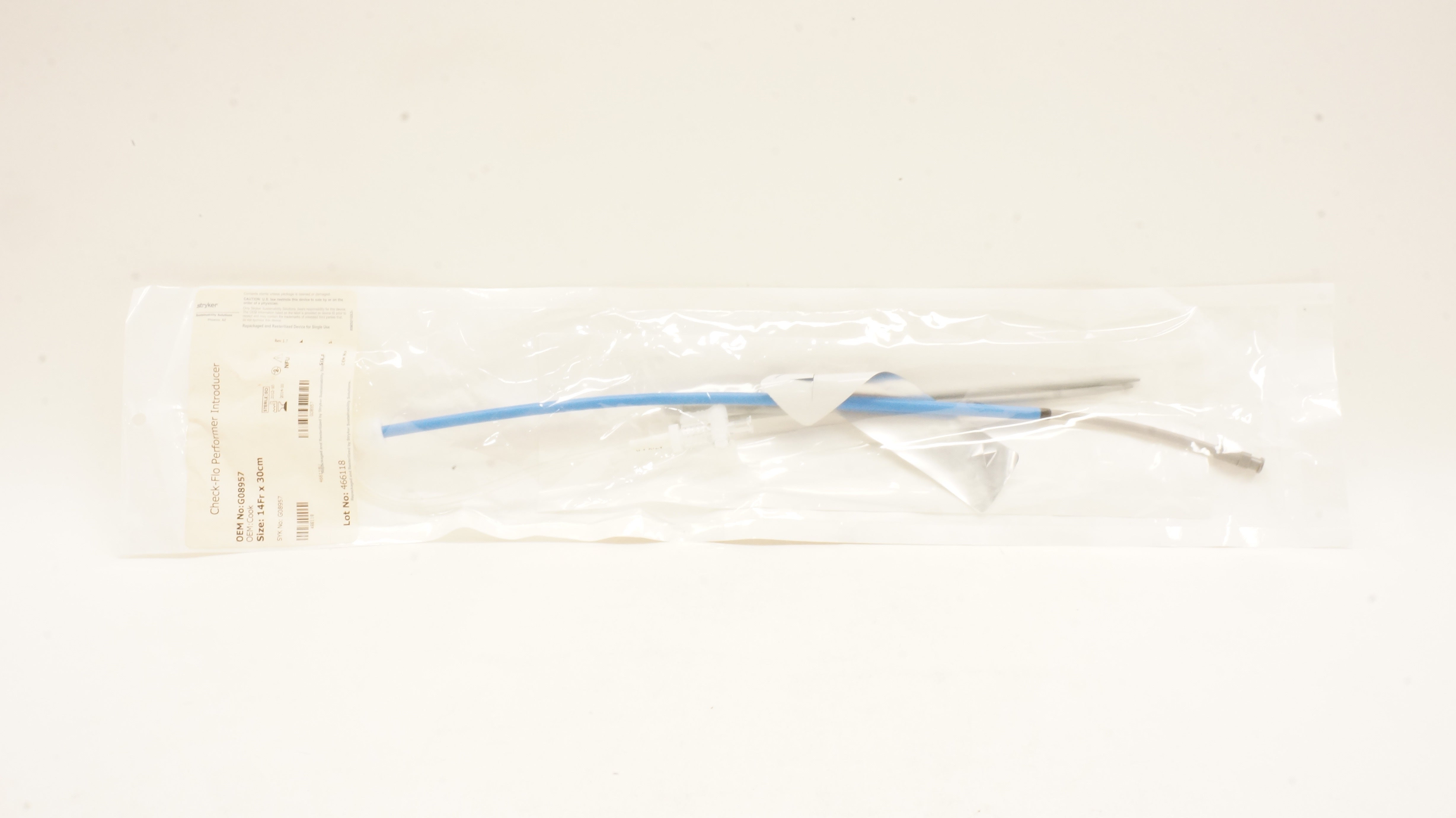 Stryker G08957 Check-Flo Performer Introducer 14Fr x 30cm (x)