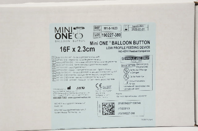 Applied Medical M1-5-1623 Mini One Balloon Button Feeding Device 16F x 2.3cm (x)