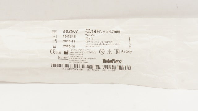 Teleflex 502507 Rusch Flexi-Slip Stylet With Soft Distal Tip 14Fr x 4.7mm OD (x)
