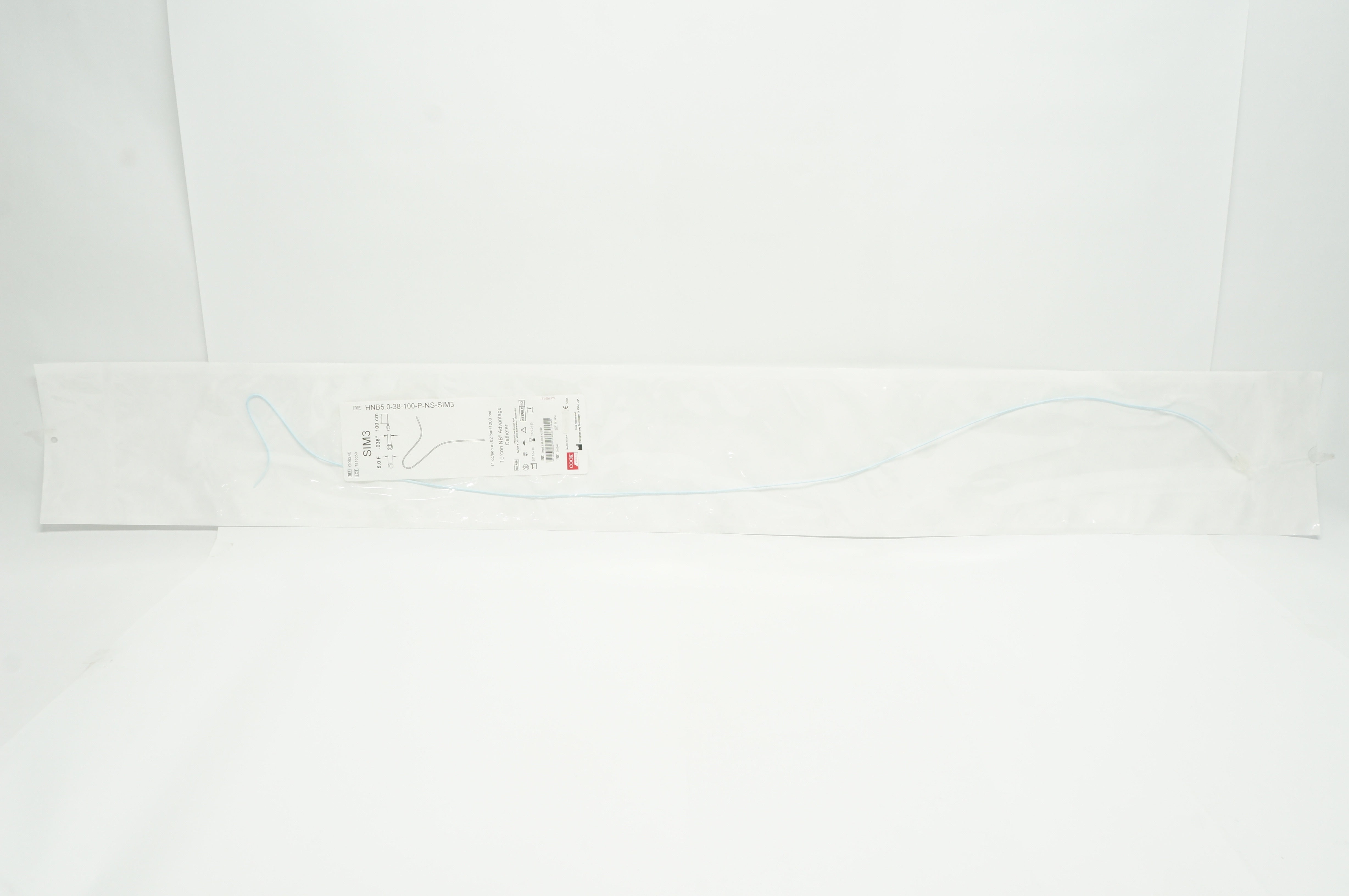 Cook Medical G06240 Trocan NB Advantage Cath. 5F x 0.038inch x 100cm (x)