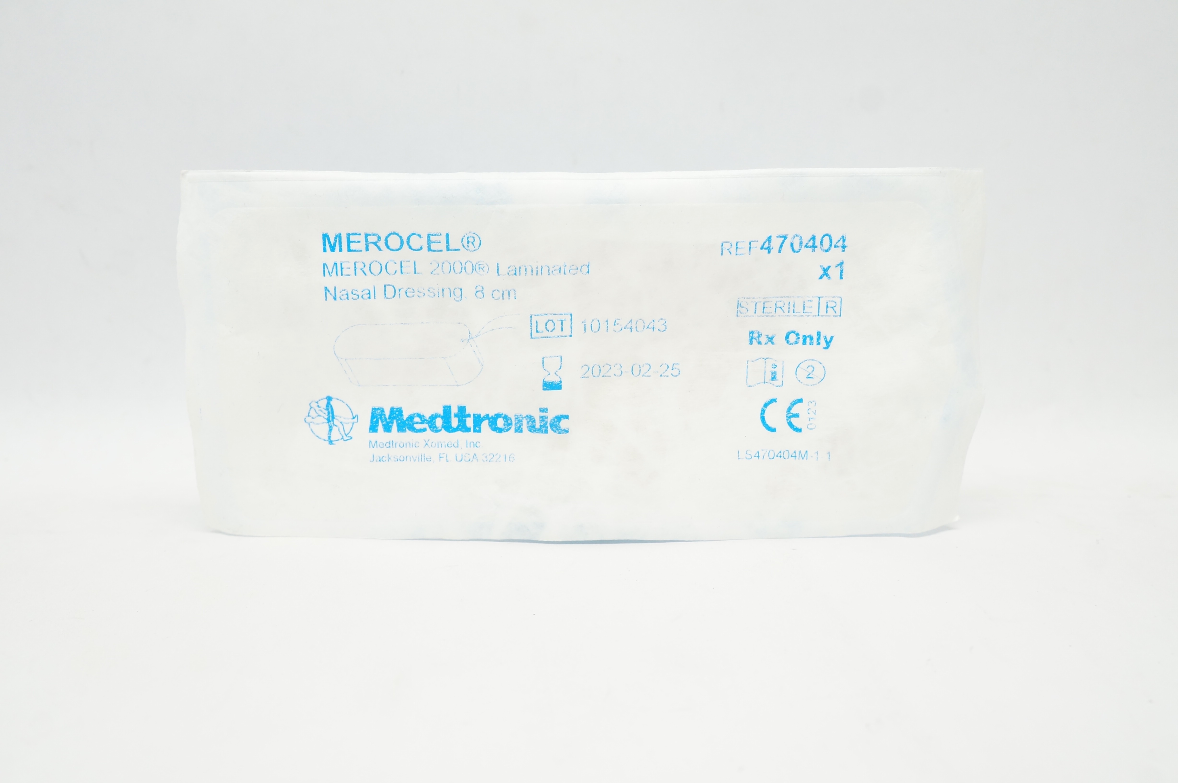 Medtronic 470404 MEROCEL 2000 Laminated Nasal Dressing 8cm