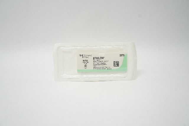 Ethicon 2870 10-0 Ethilon BV75-3 Taper Point 5inch Nylon Stre.