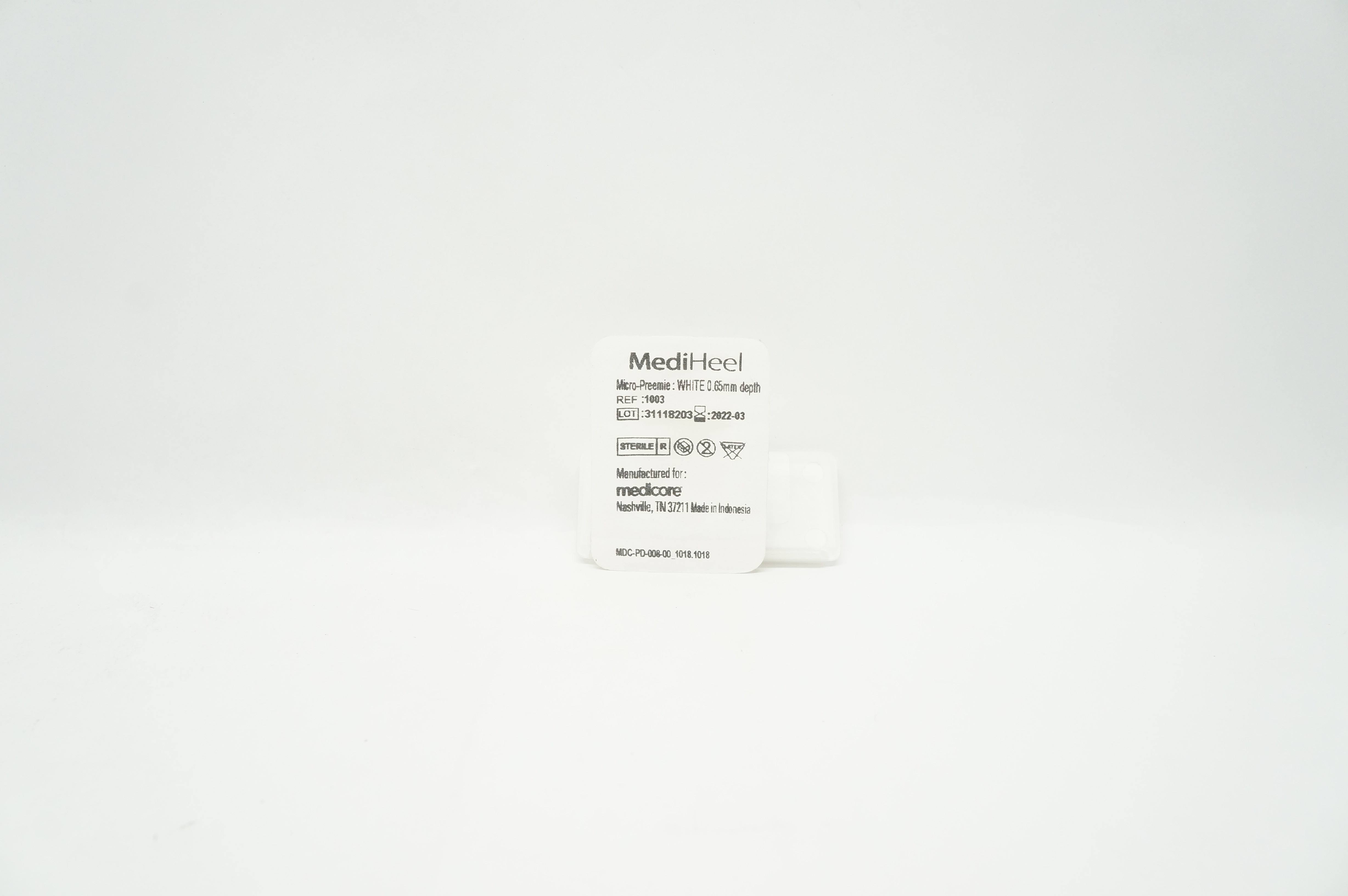 MediCore 1003 MediHeel Contact Activated Safety Heel Stick 65mm