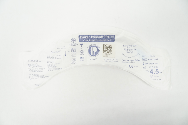 Parker Medical H-PTCL-45 ThinCuff PTCL Magill-Type Tracheal Tube 4.5mm