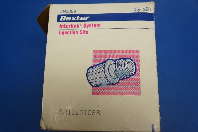 Baxter 2N3399 Interlink System Injection Site ~ Box of 160