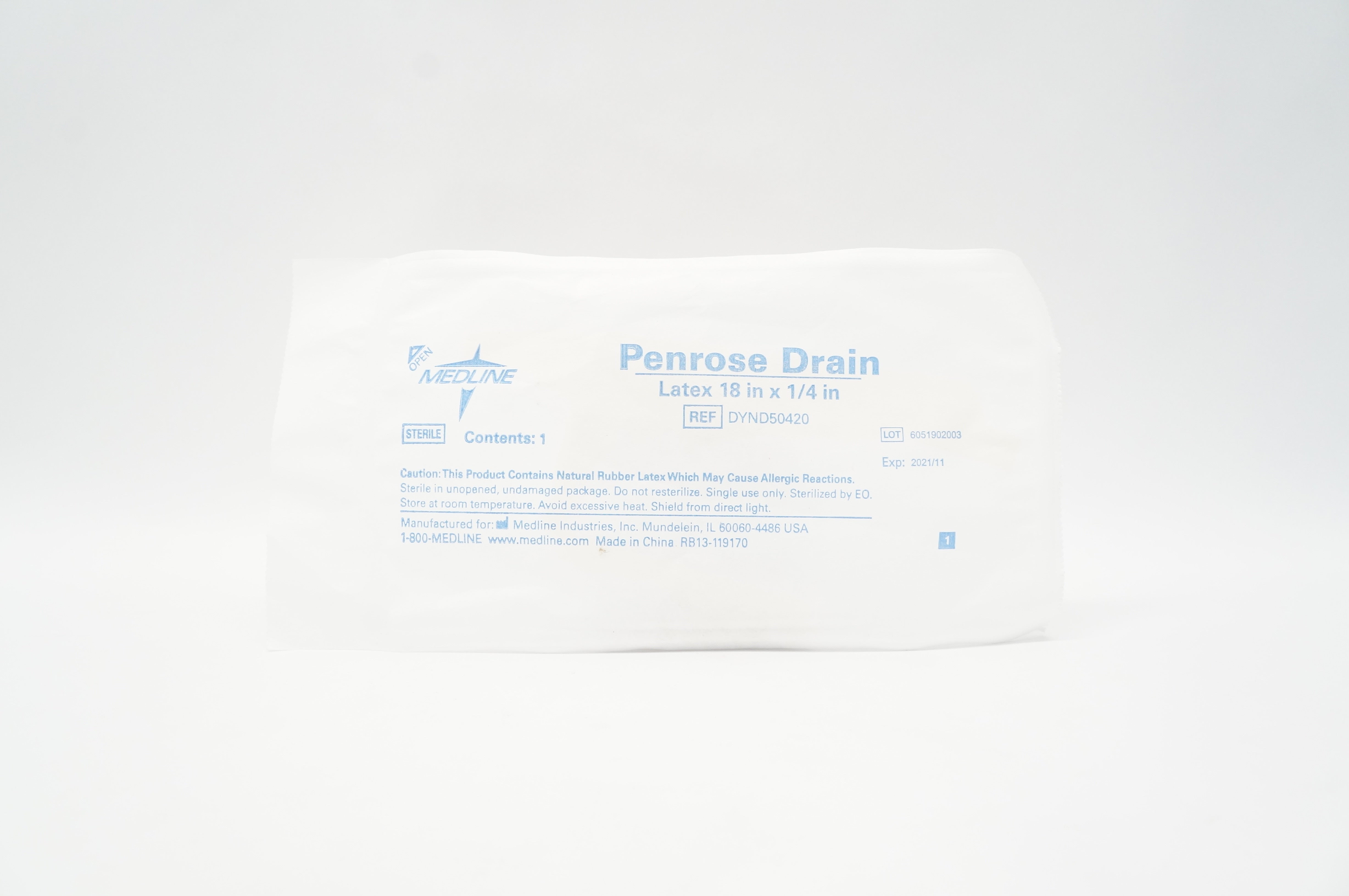 Medline DYND50420 Penrose Drain