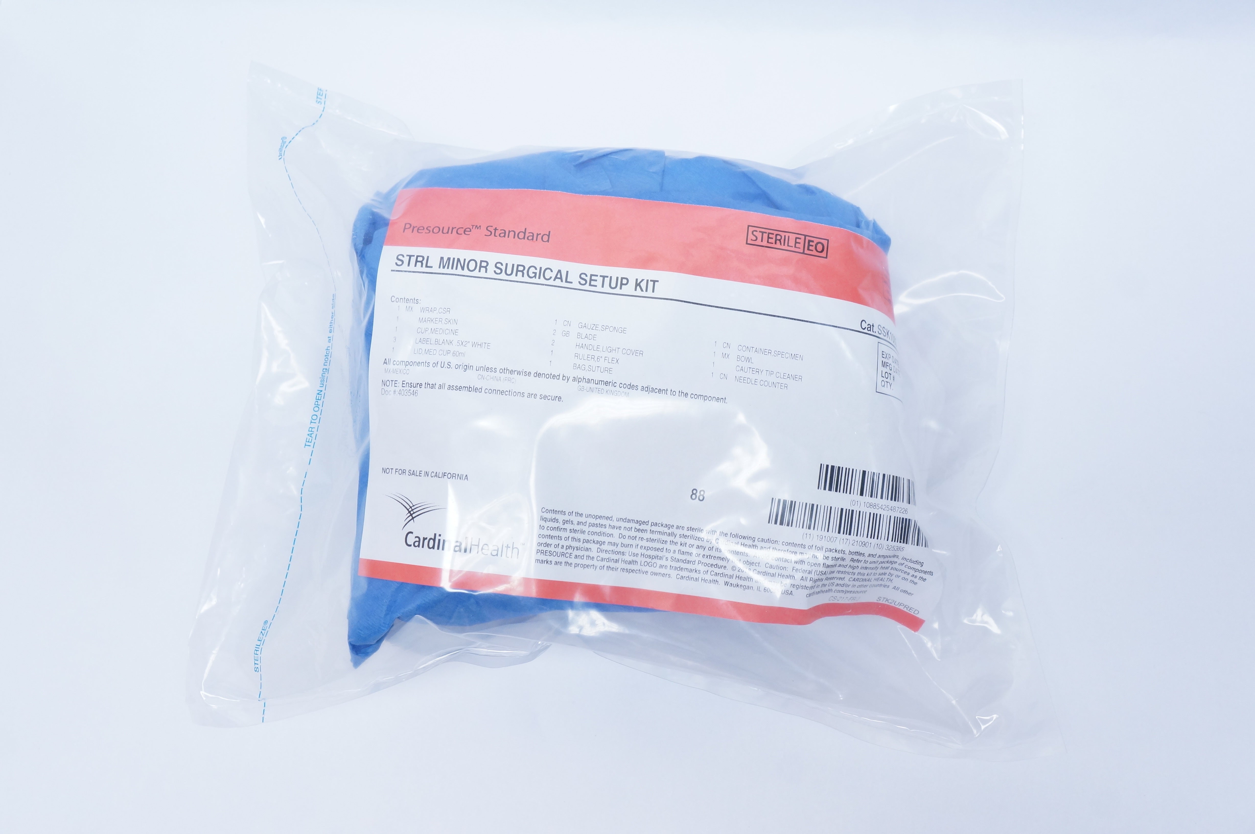 Cardinal Health SSK1003 STRL Minor Surgical Setup Kit