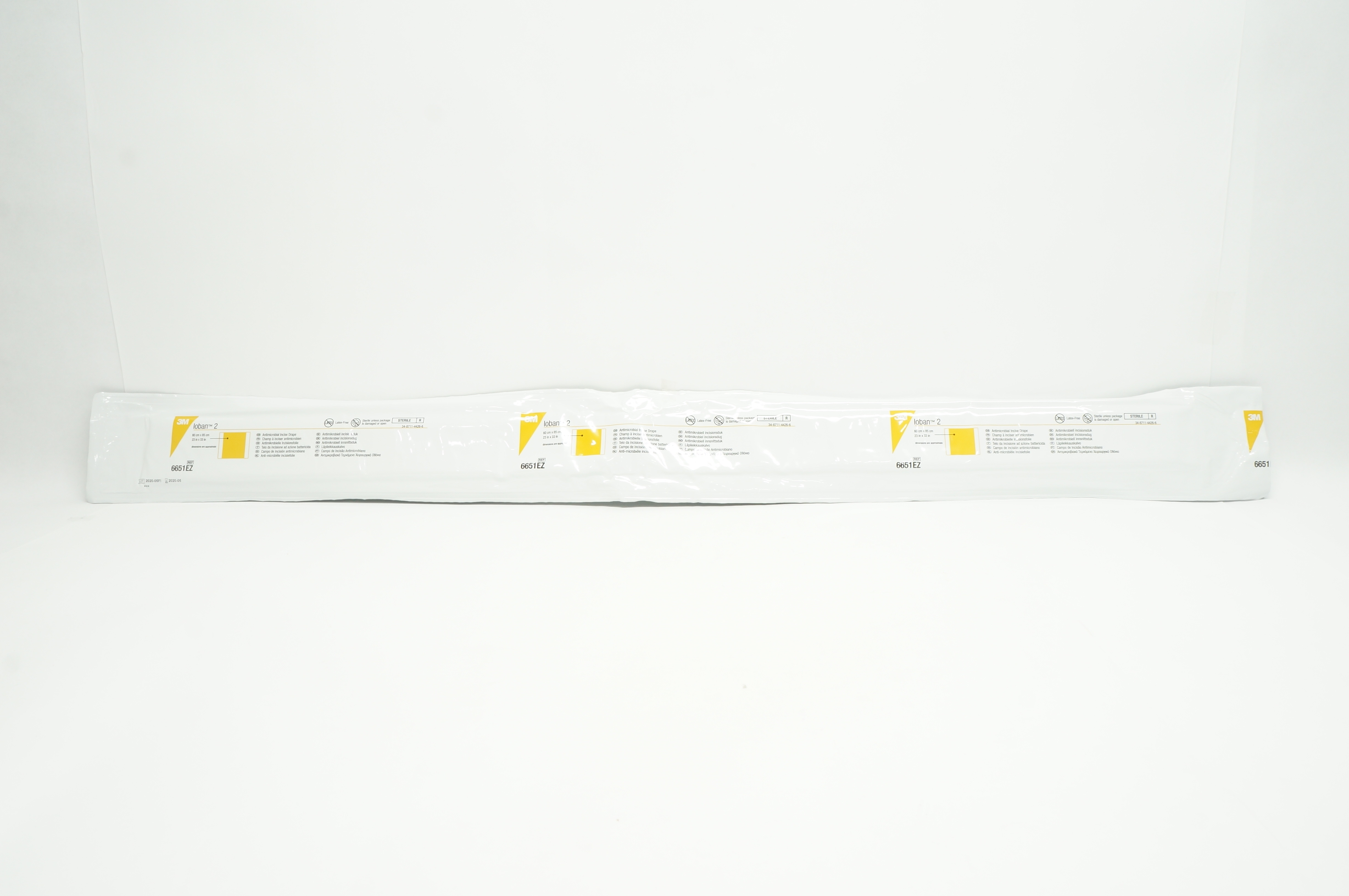 3M 6651EZ Loban 2 Antimicrobial Incise Drape 23inch x 33inch (x)