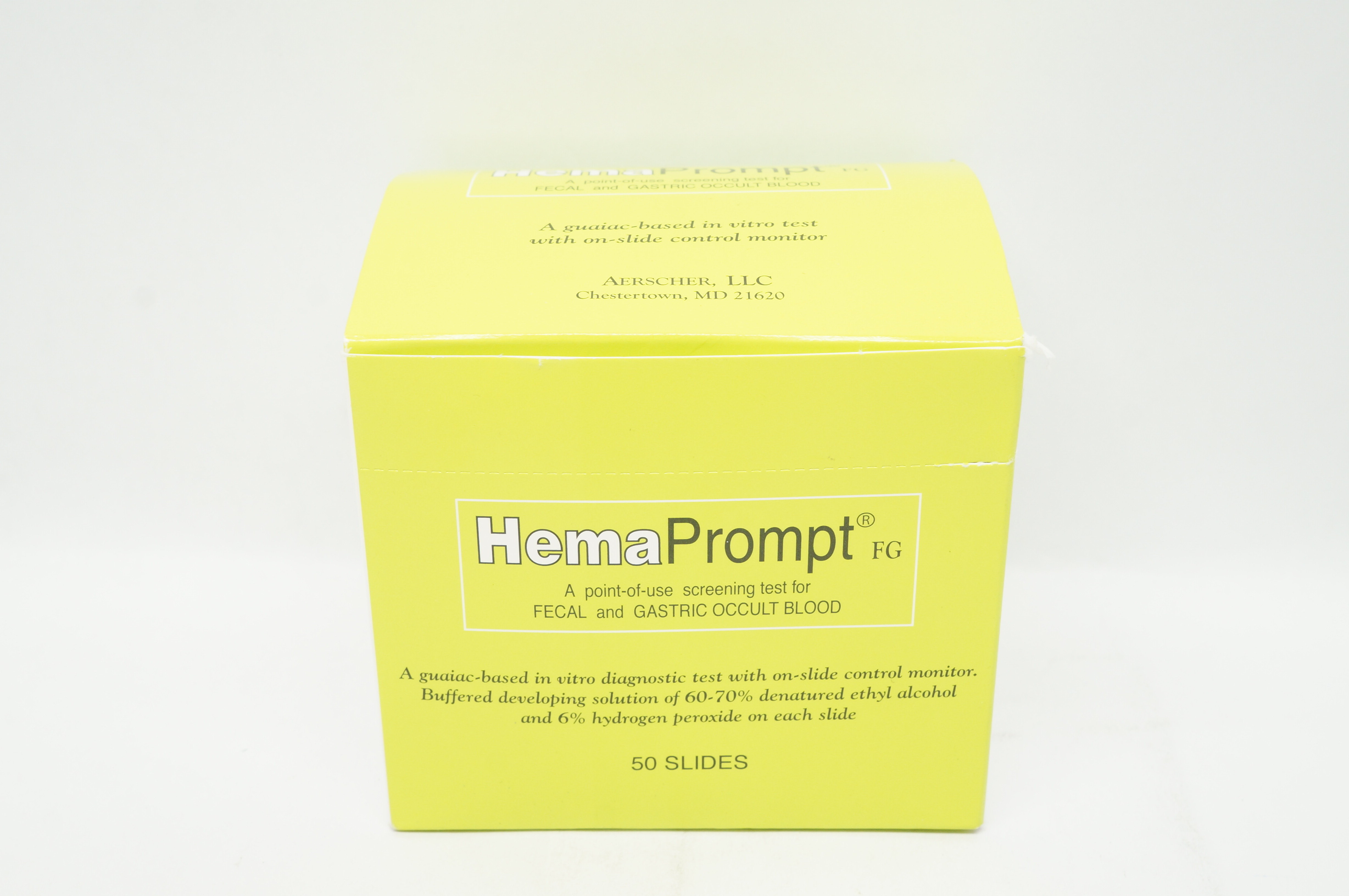 Aerscher 9007799 HemaPrompt Screening Test Fecal & Gastric Blood (x) - Box of 50