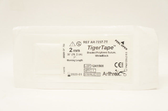 Arthrex AR-7237-7T TigerTape Braided Polyblend Stre 2mm, 30inch x 7inch (x)