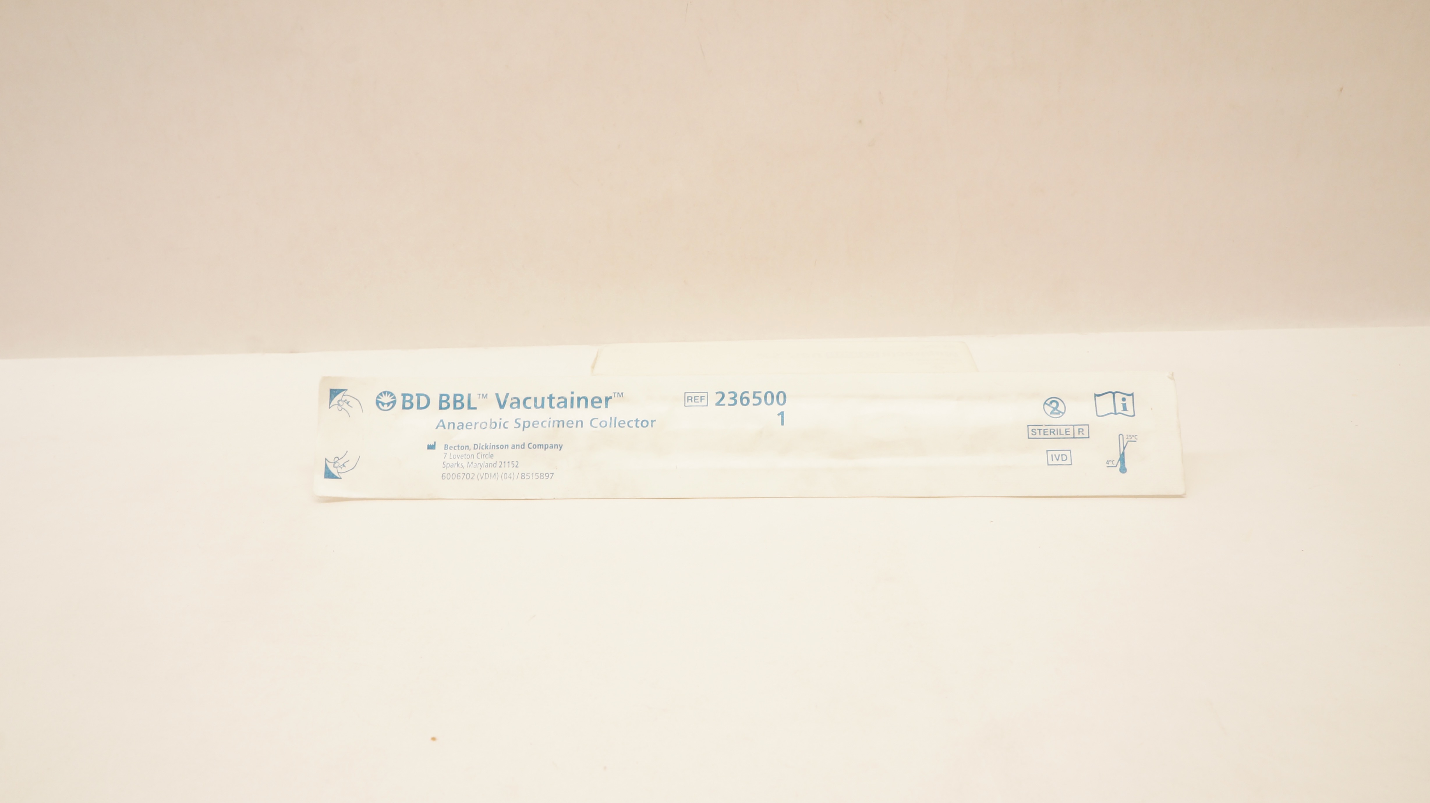 BD 236500 BBL Vacutainer Anaerobic Specimen Collector (x)