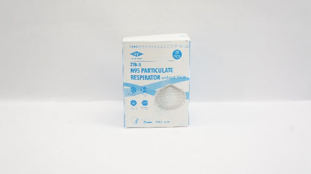 Zhong YI Mask ZYB-II N95 Particulate Resprator without Valve - Box of 20