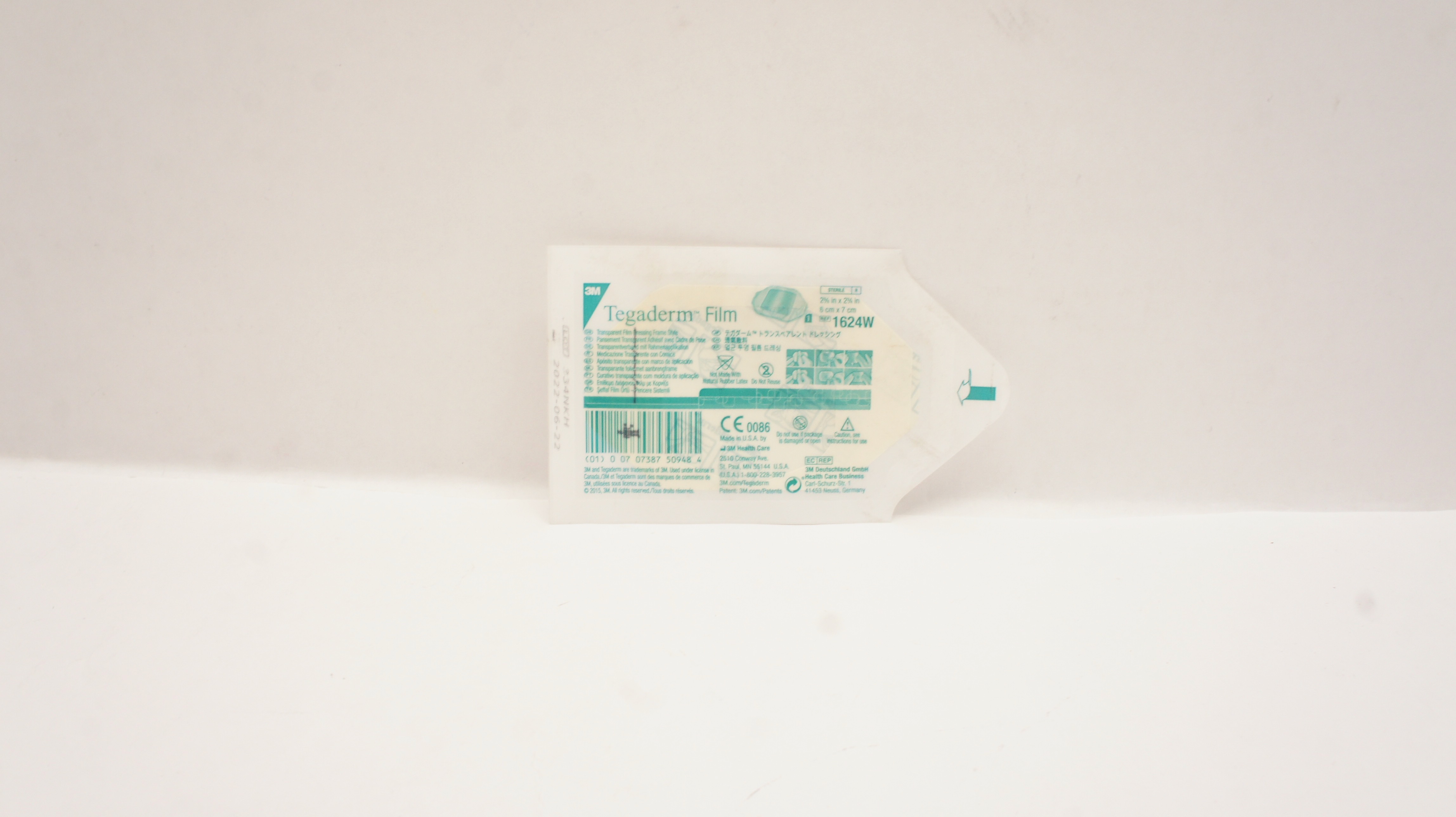 3M 1624W Tegaderm Transparent Film Dressing Frame Style 2-3/8 x 2-3/4 inch (x)