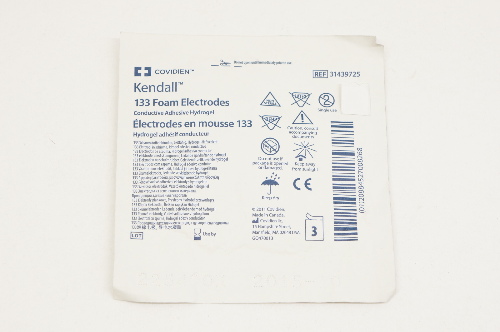 Covidien 31439725 Kendall 133 Foam Electrodes (x)