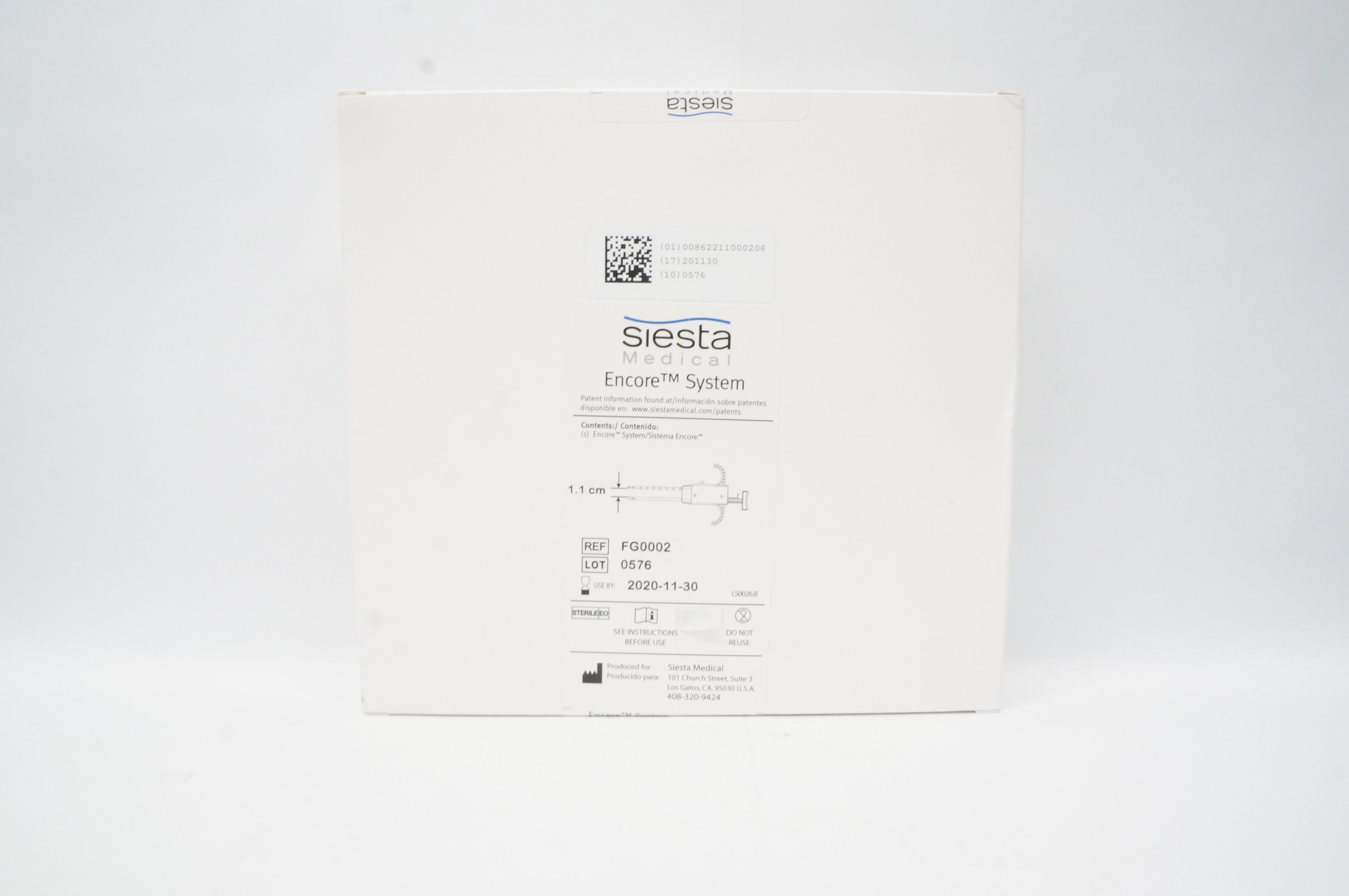 Siesta Medical FG0002 Encore System 1.1cm (x)