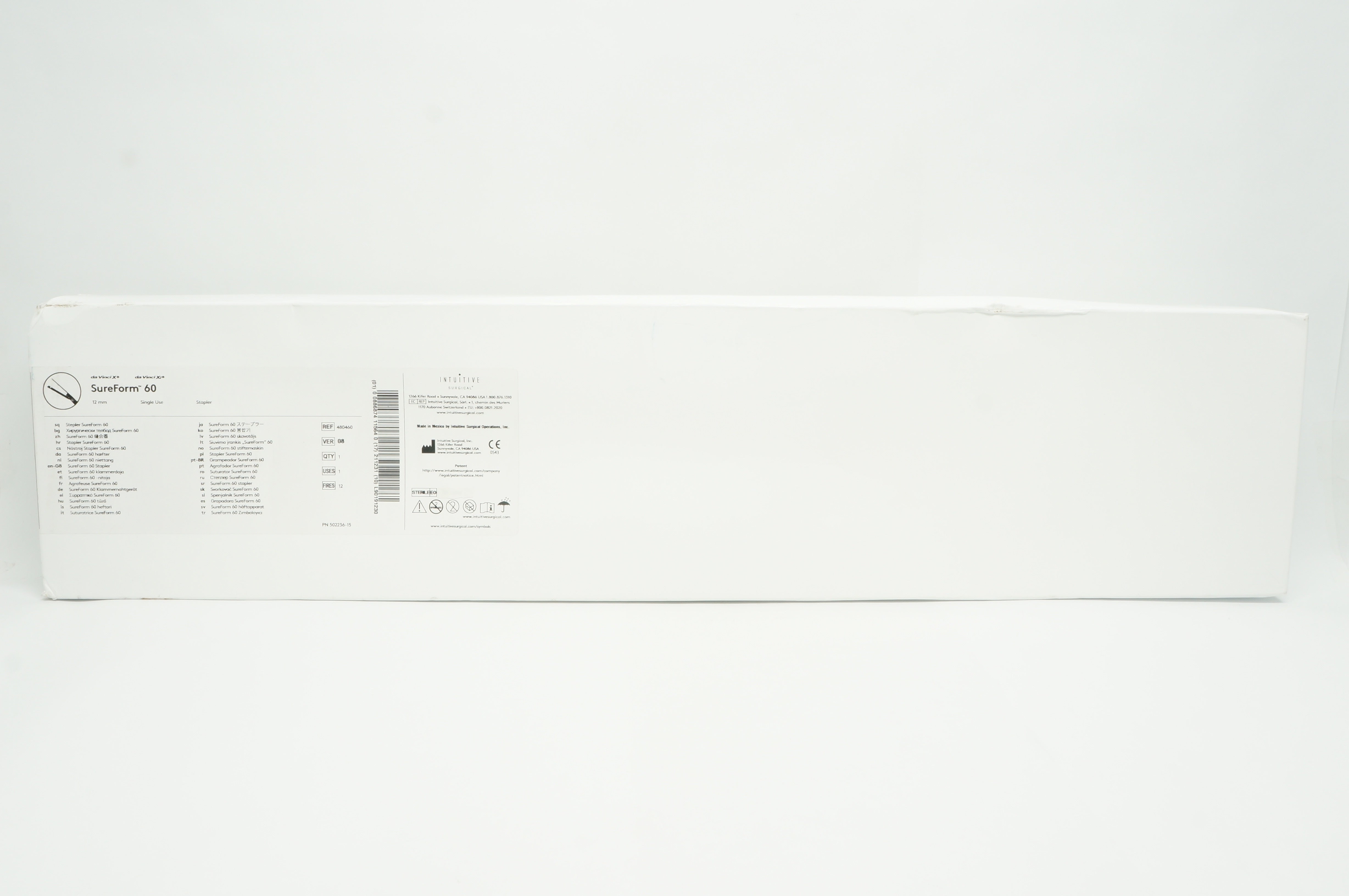 Intuitive Surgical 480460 Stepler SureForm 60 12mm