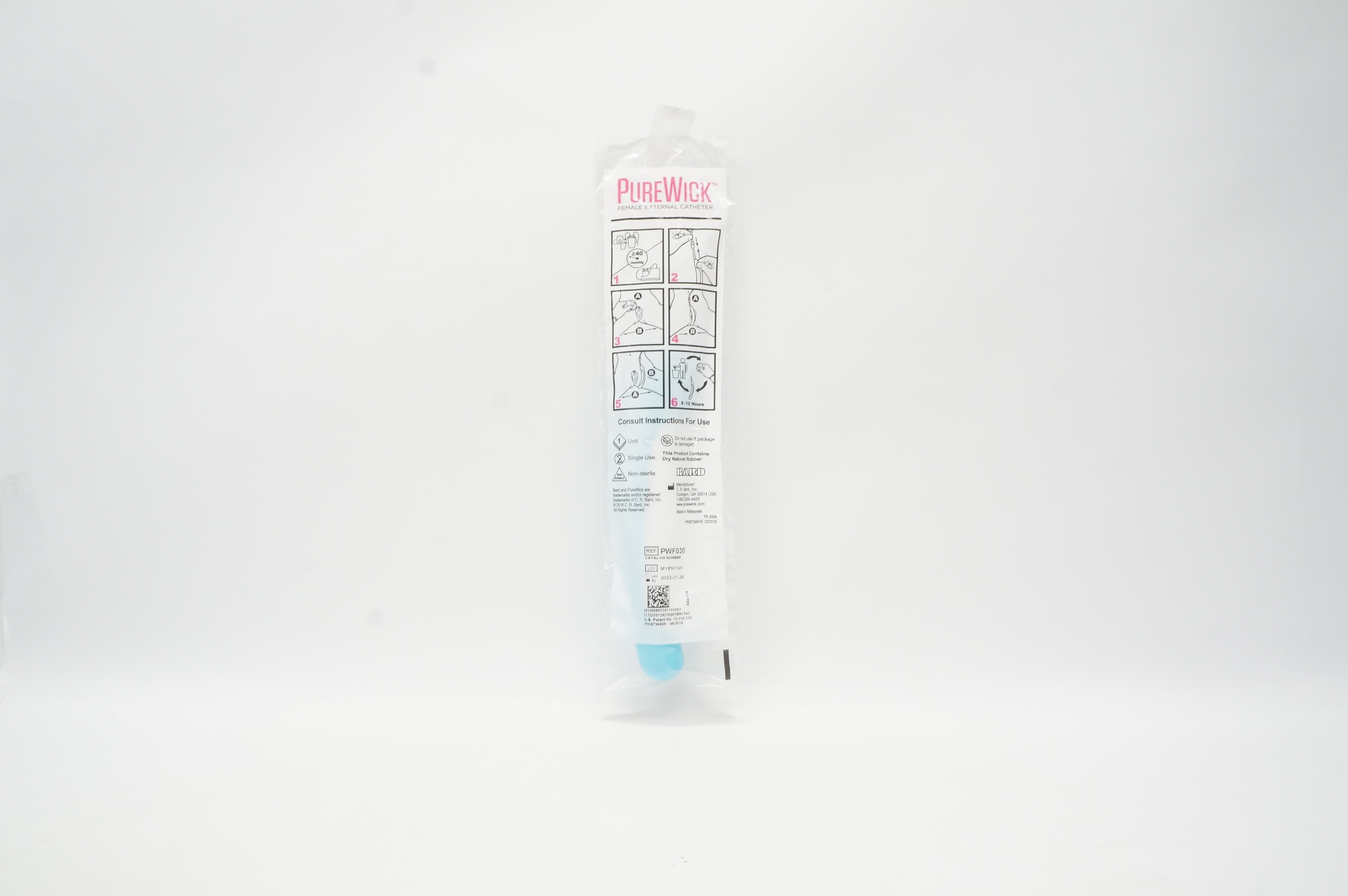 Bard PWF030 PureWick Female External Cath. ≥40 mmHg