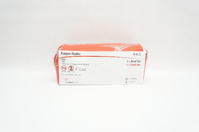 Cardinal Health C1560-006 Senior Tongue Blades 6 inch L - Box of 49