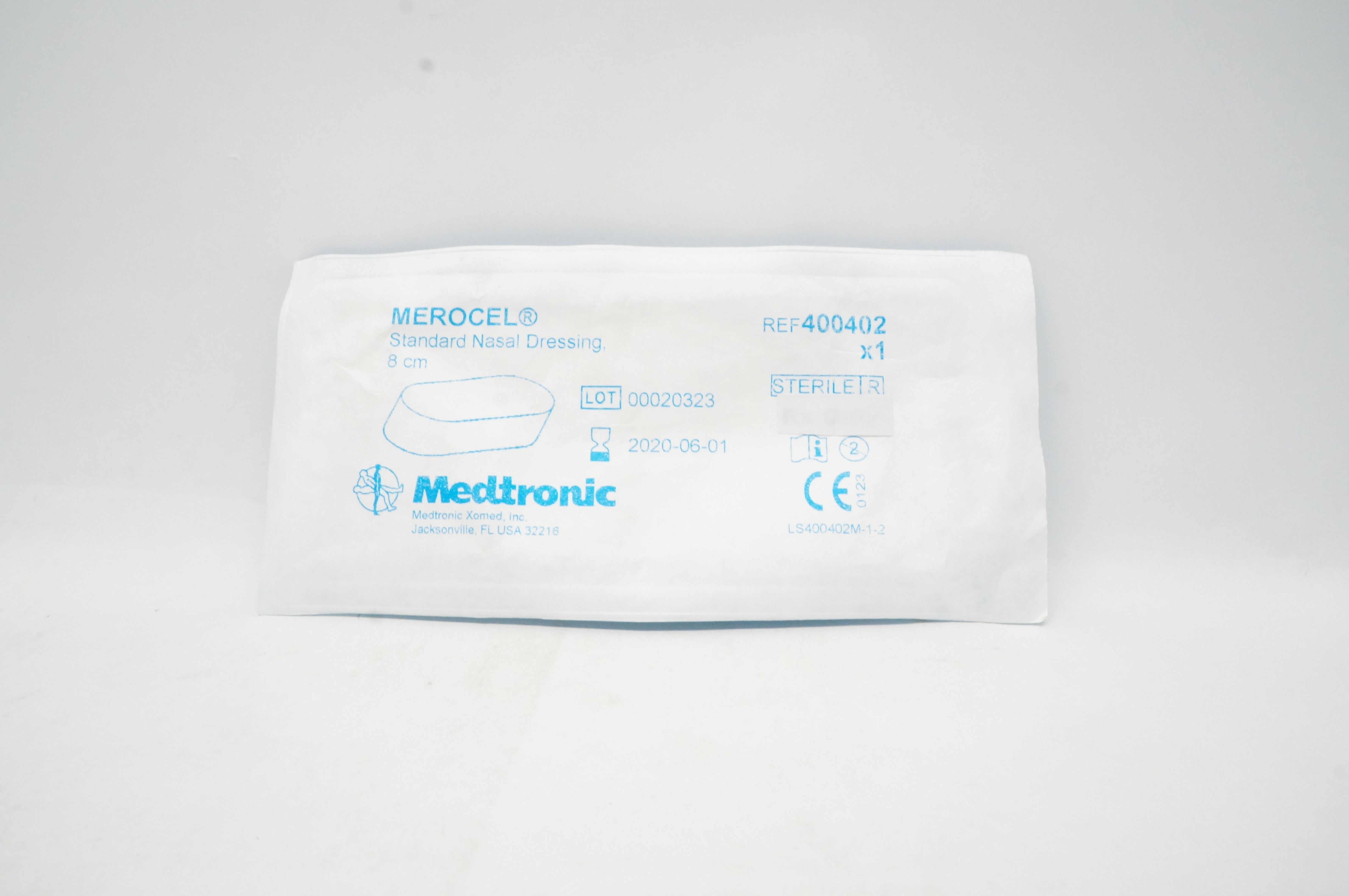 Medtronic 400402 MEROCEL Standard Nasal Dressing, 8cm (x)