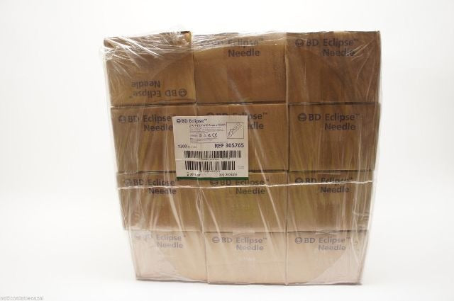 305765 ~ BD Eclipse 21G 1-1/2 TW 0.8mm x 40mm ~ Pack of 1200 (x)