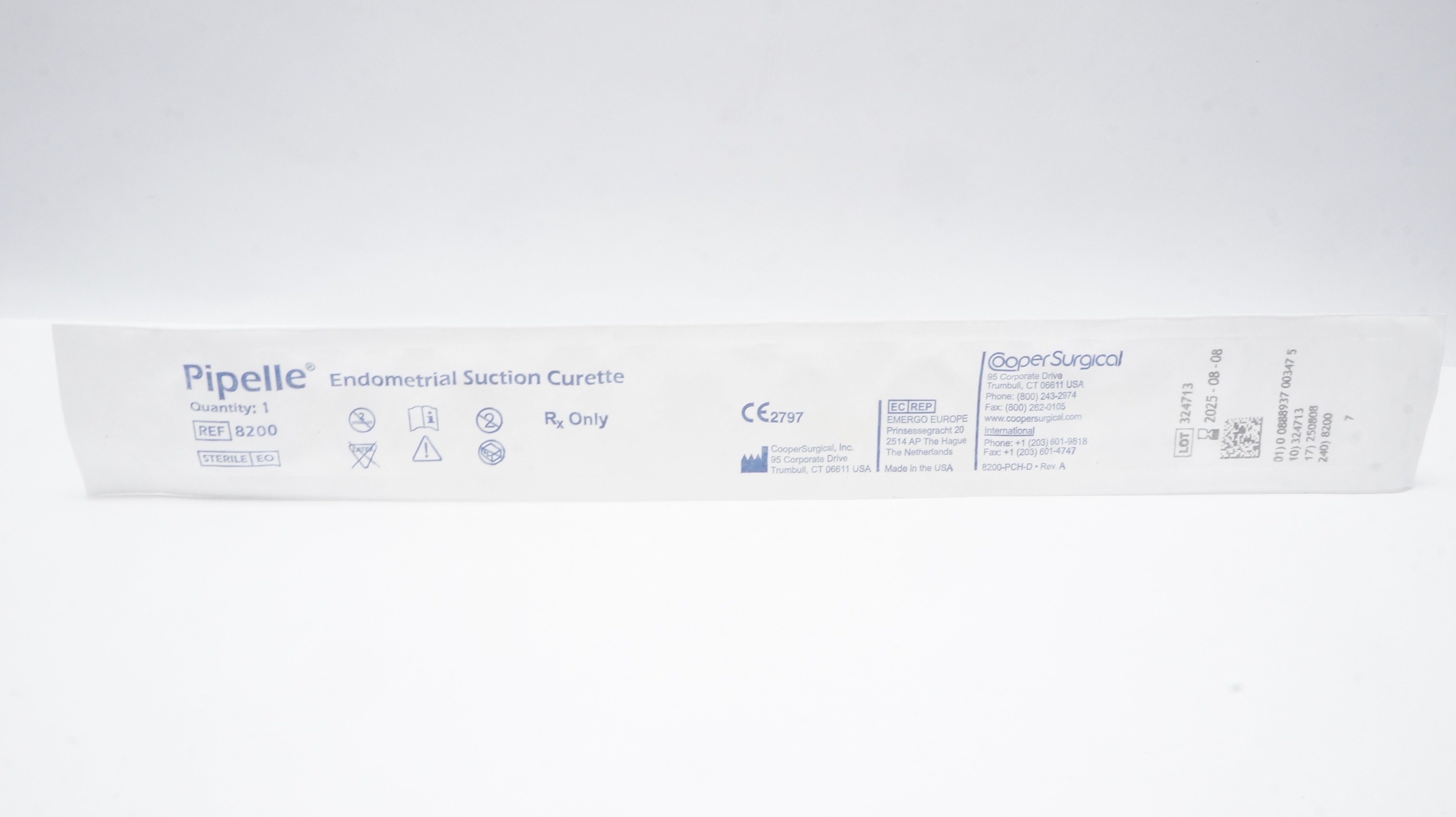 Cooper Surgical 8200 Pipelle Endometrial Suction Curette