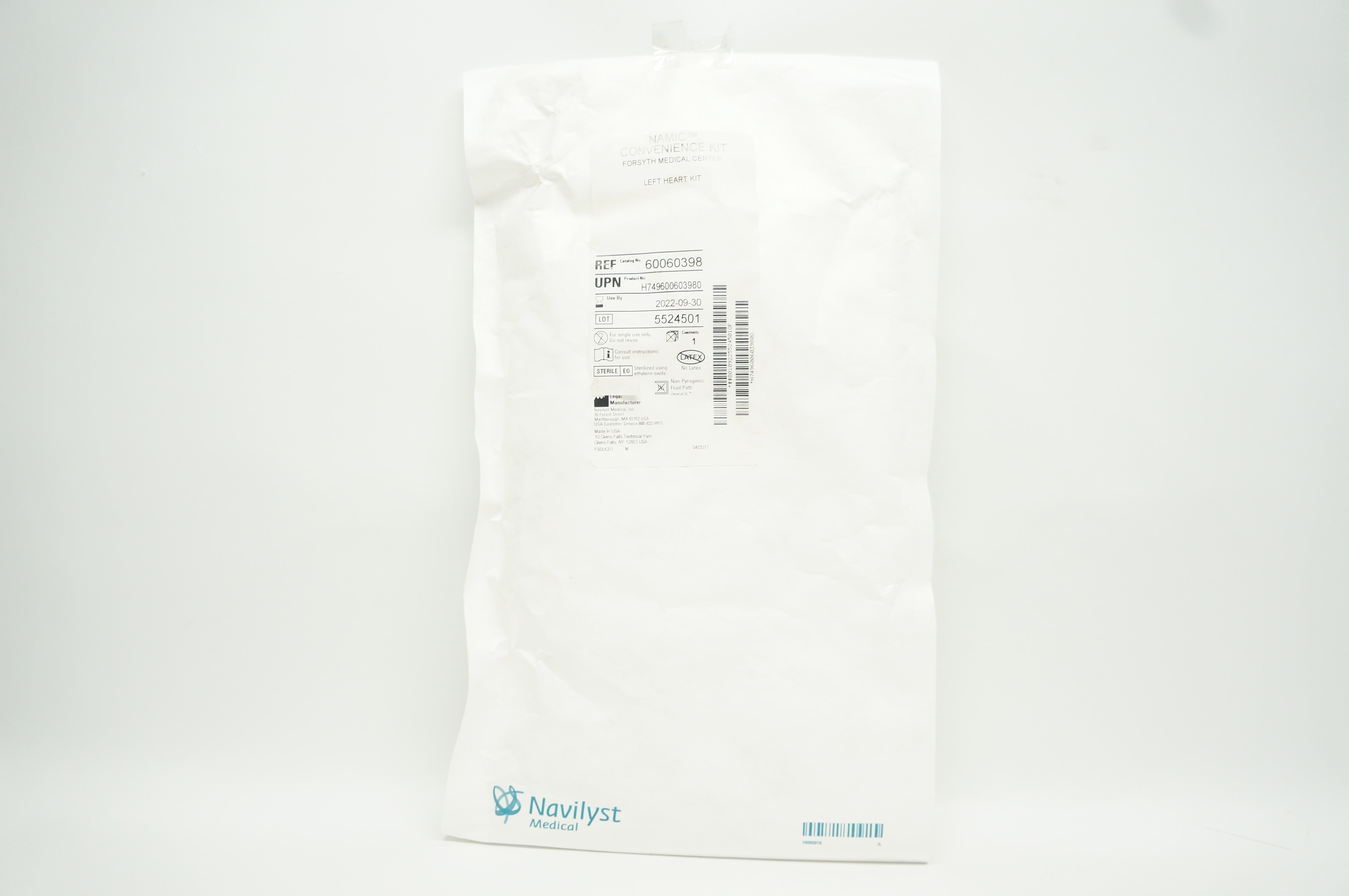 Navilyst Medical 60060398 Namic Convenience Kit