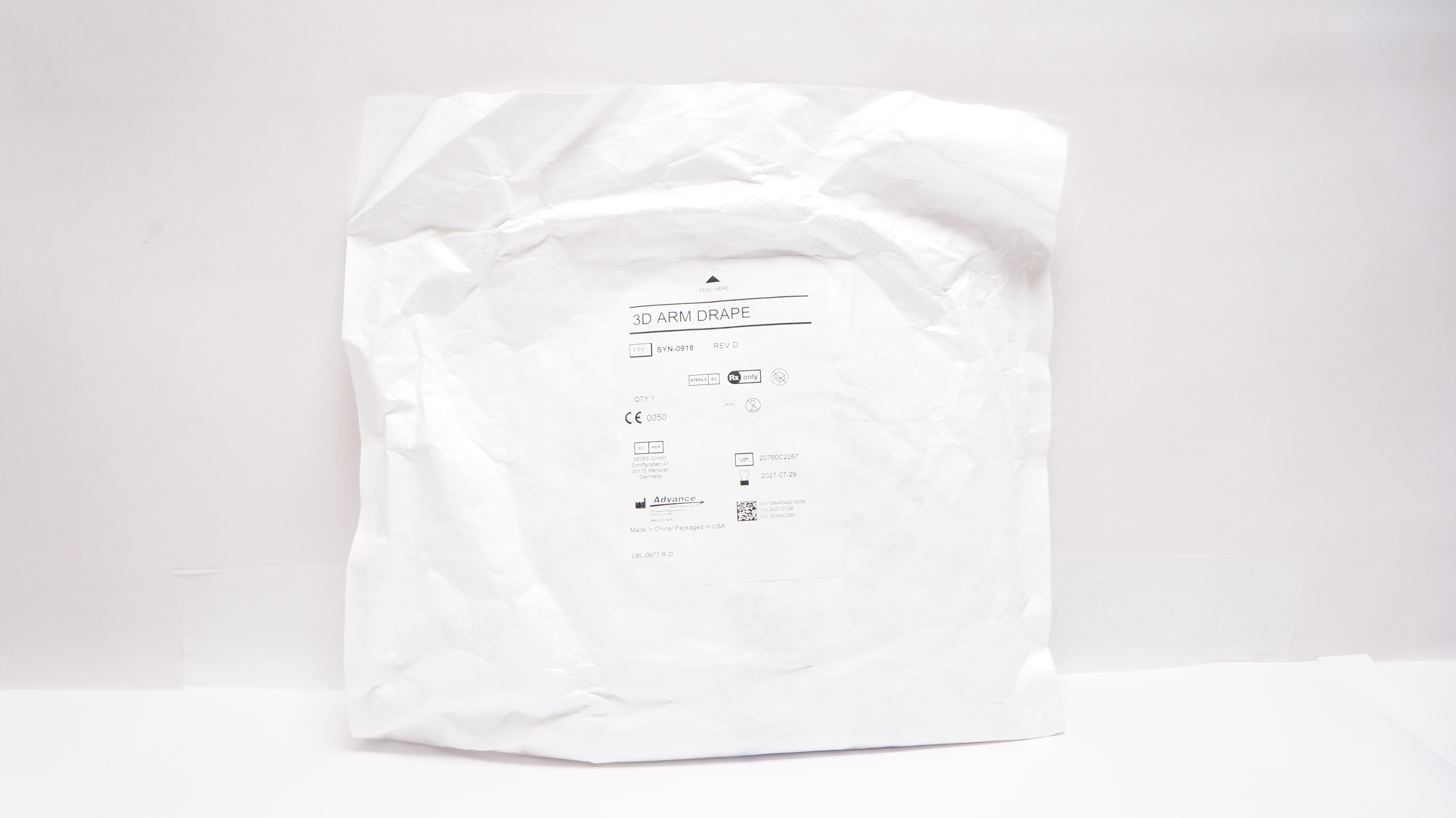 Advance SYN-0918 3D Arm Drape